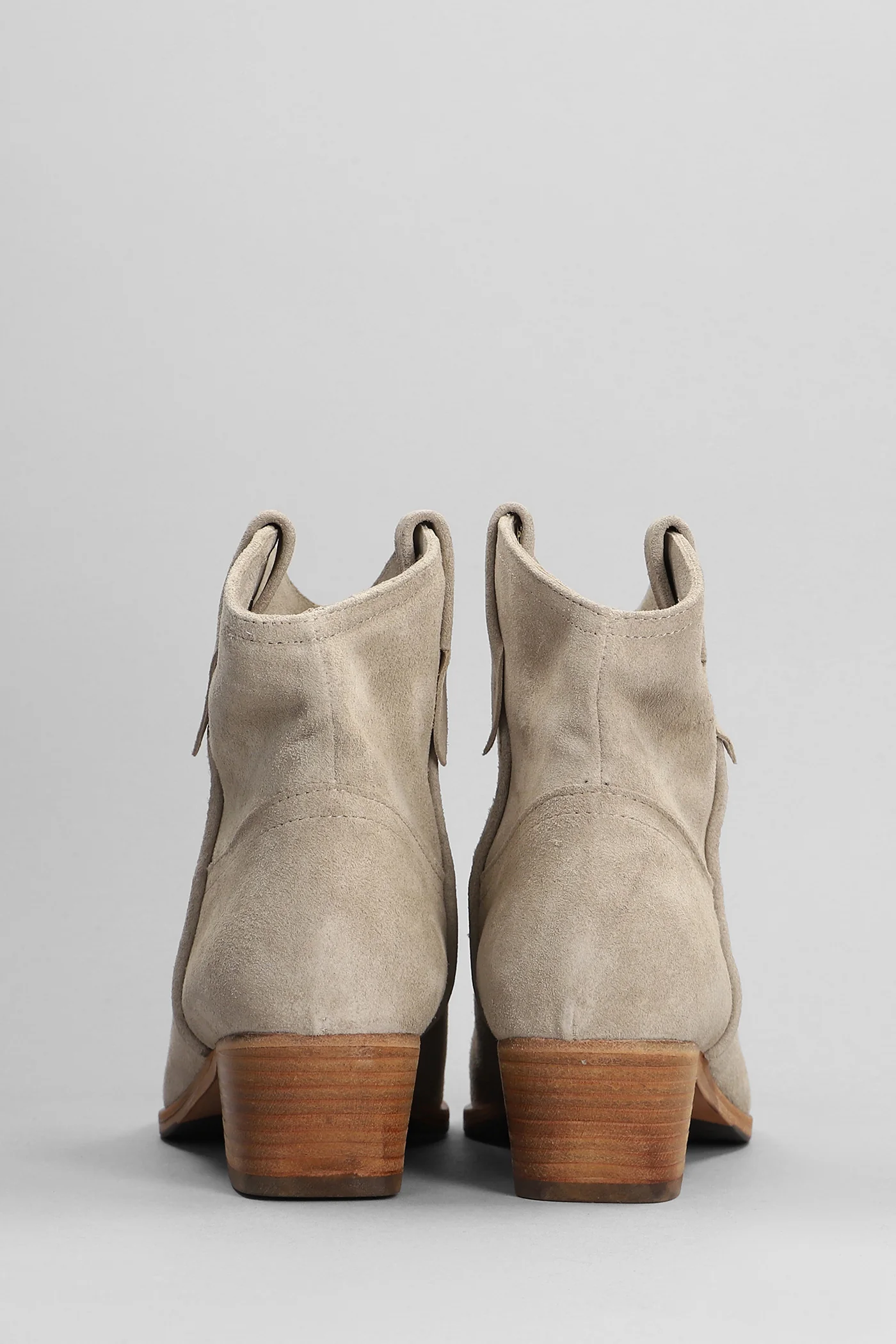 texan Ankle boots in taupe suede - Image 4