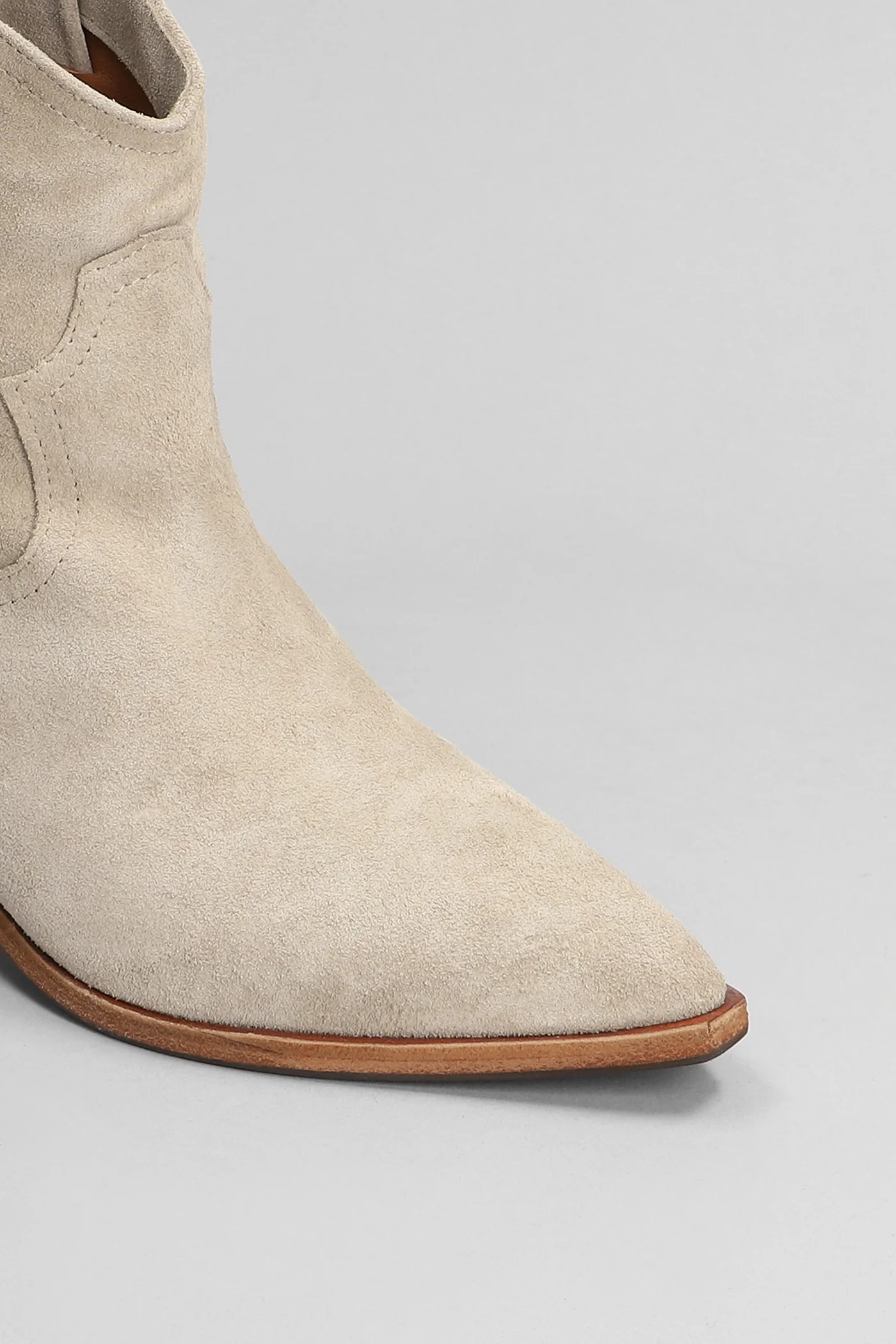 texan Ankle boots in taupe suede - Image 5