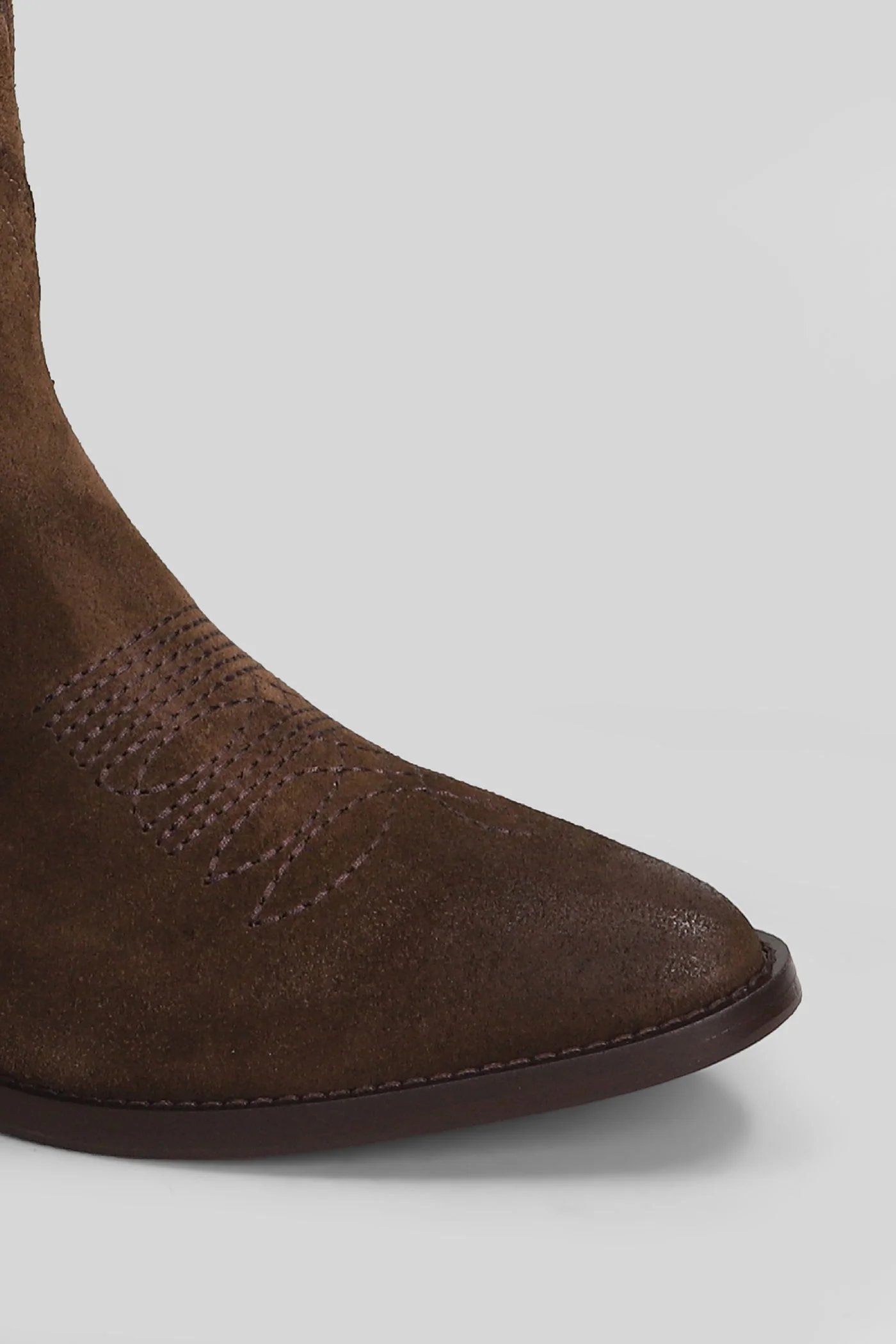 texan boots in brown suede - Image 5