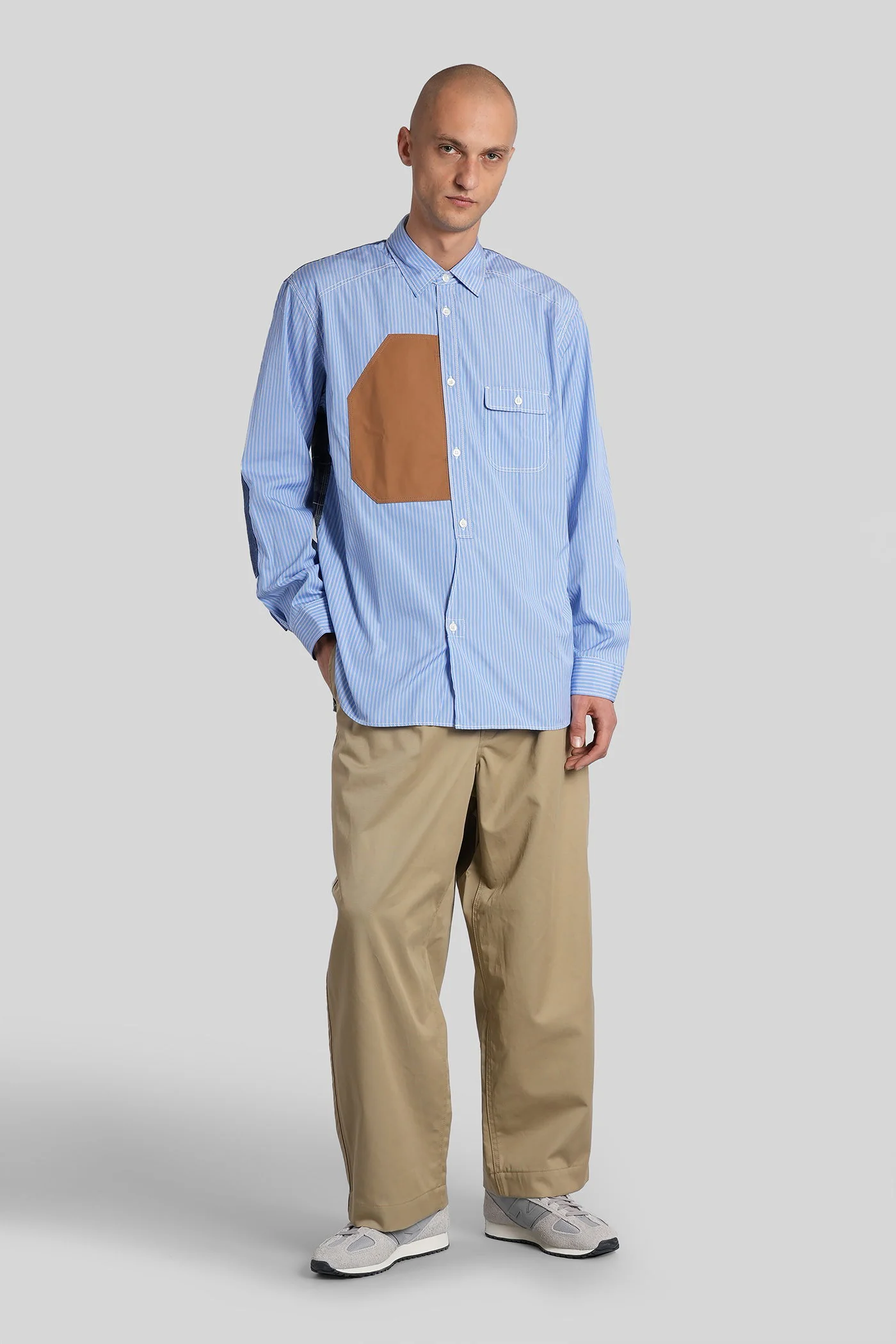 Pants in beige cotton - Image 2