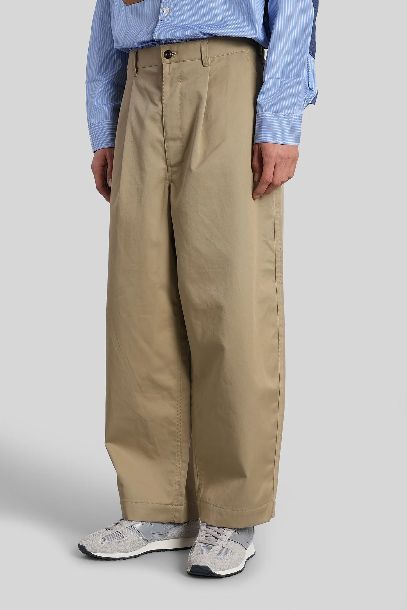 Pants in beige cotton - Image 4