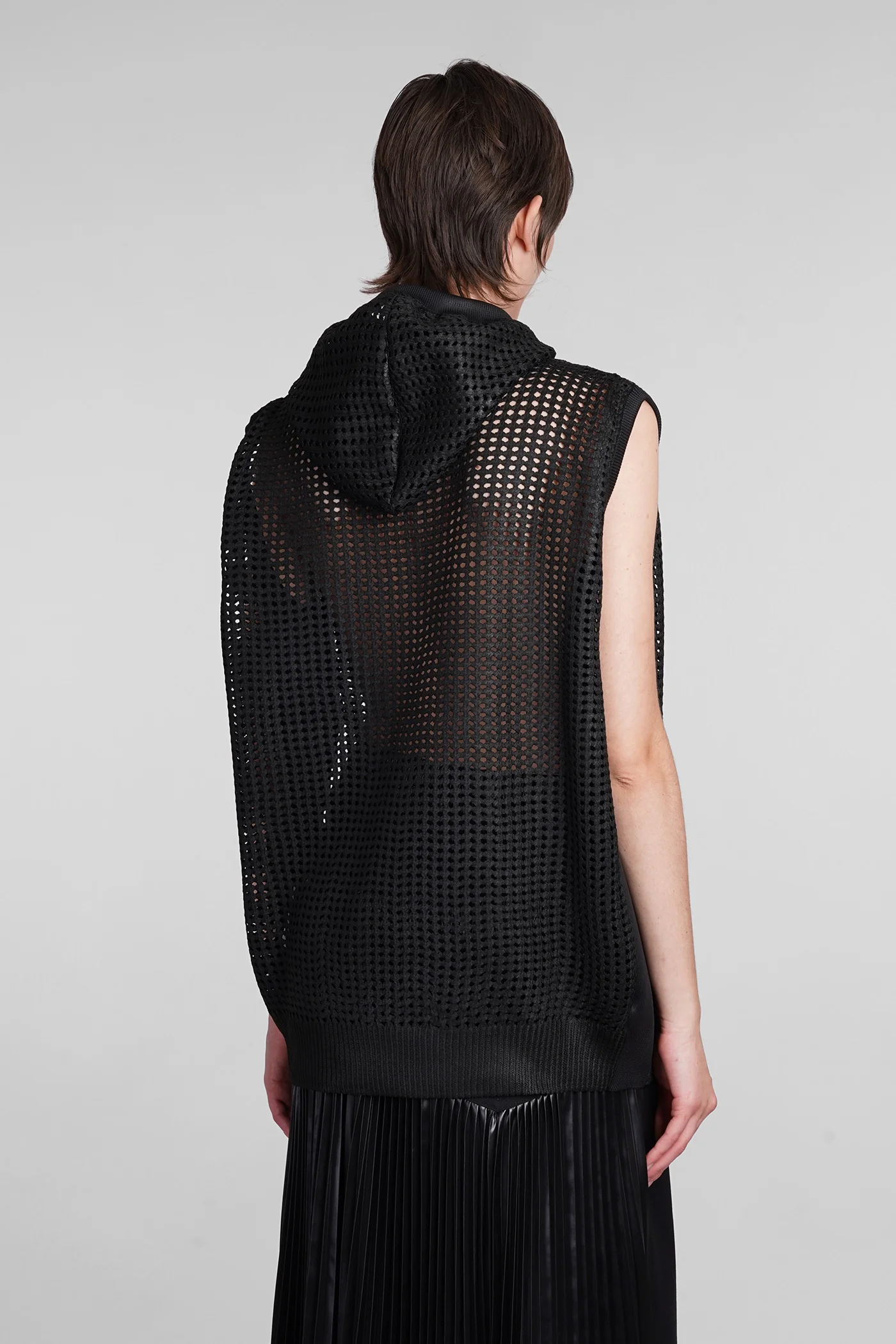 Sweatshirt in black polyester - Image 3