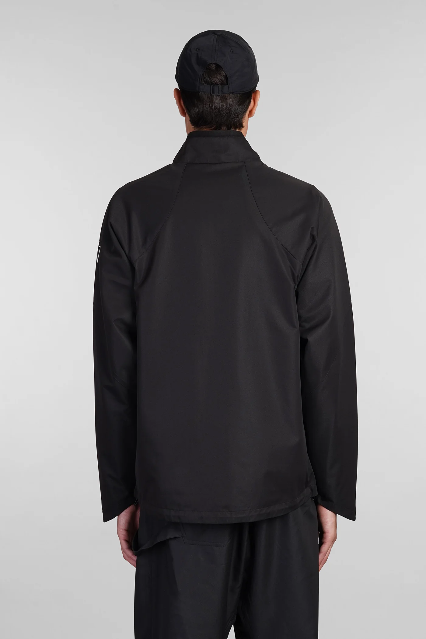 Casual jacket in black polyester - Image 3