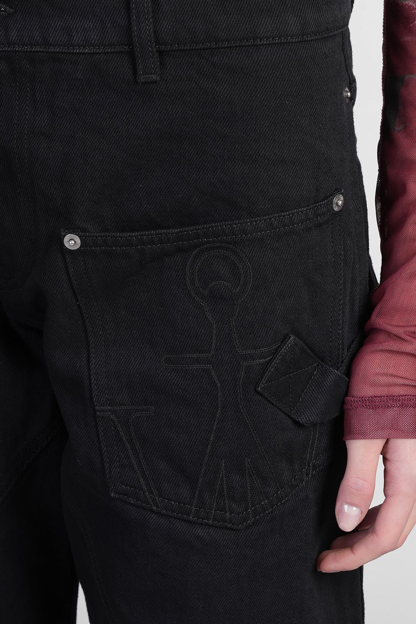 Jeans in black denim - Image 5