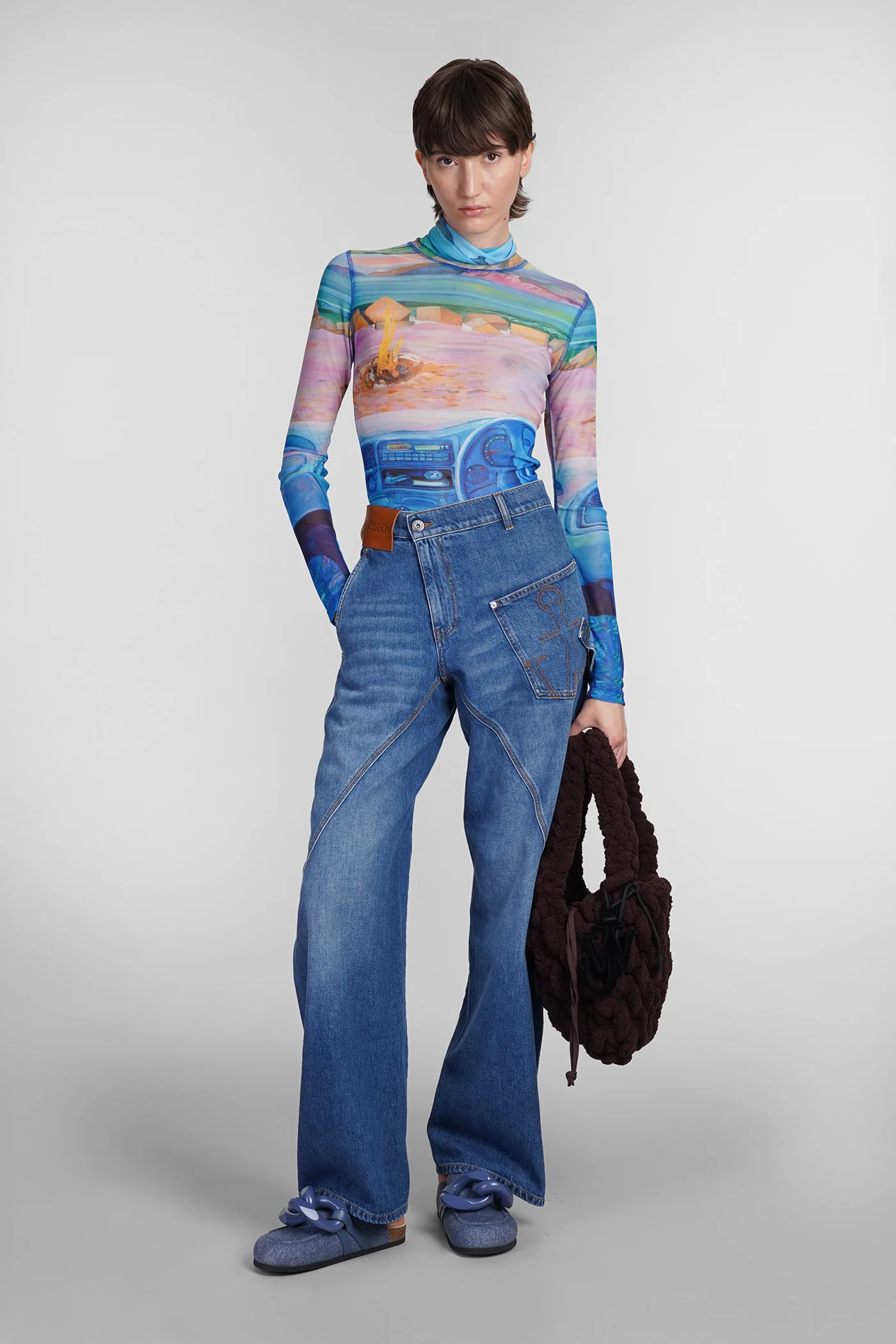 Jeans in blue denim - Image 2