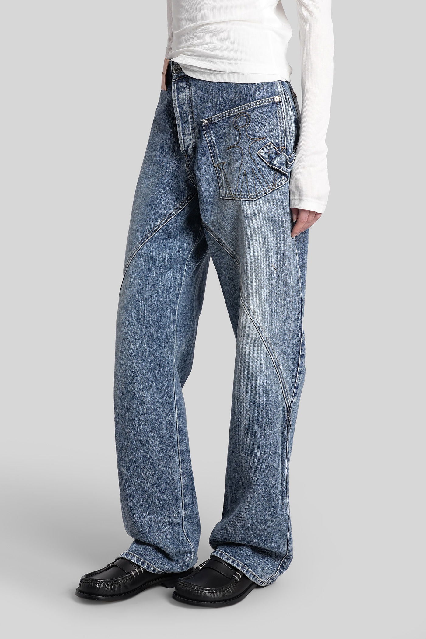 Jeans in blue denim - Image 4