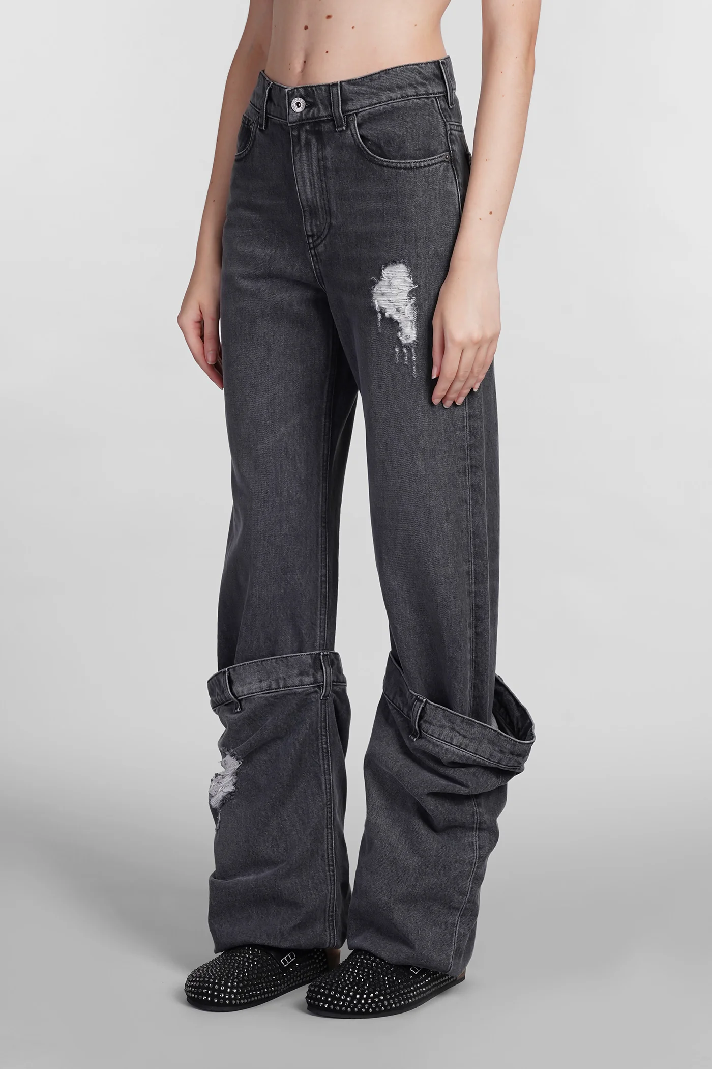Jeans in grey denim - Image 4