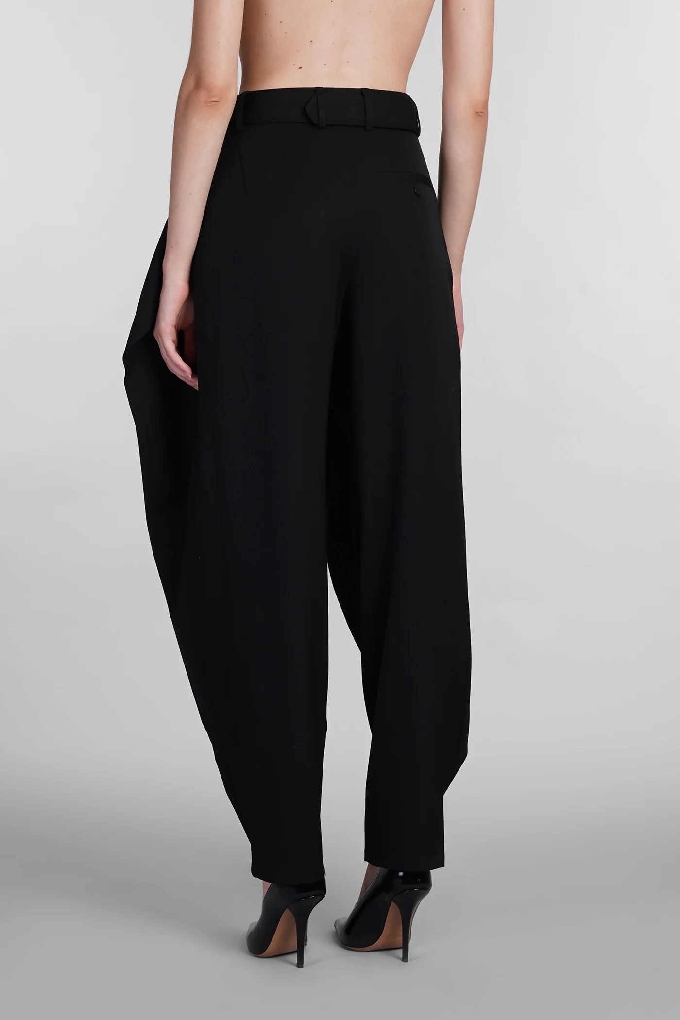 Pants in black wool - Image 3