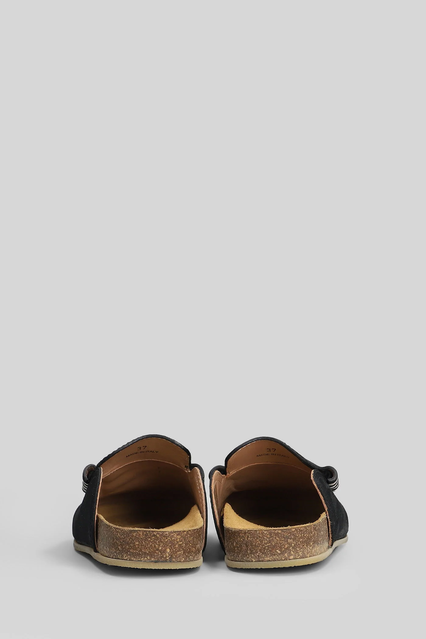 Slipper-Mule in black leather - Image 14