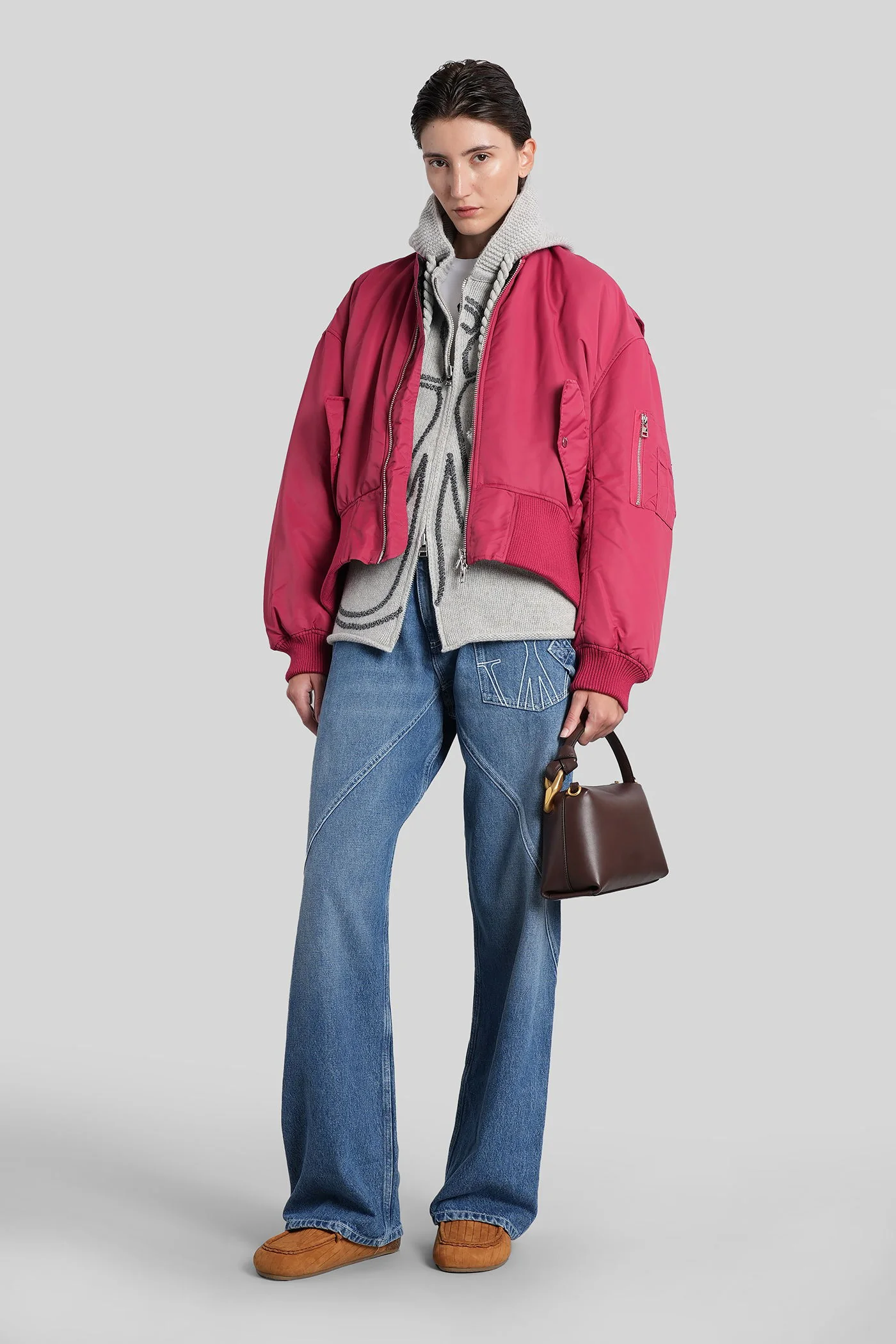 Sweatshirt in grey wool - Image 2