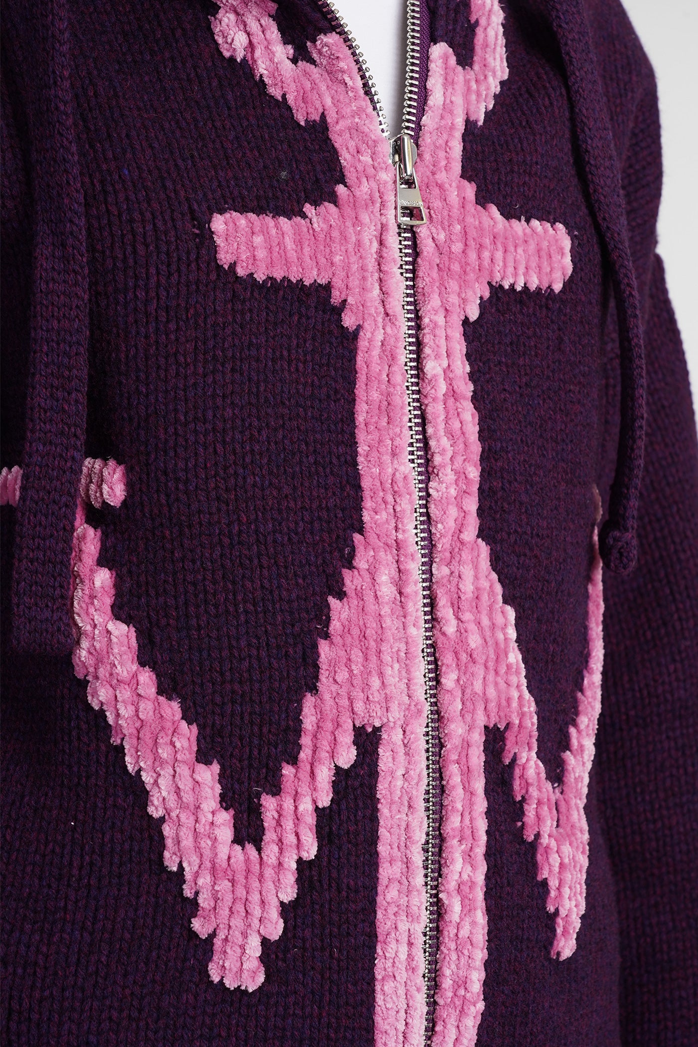 Sweatshirt in Viola wool - Image 5