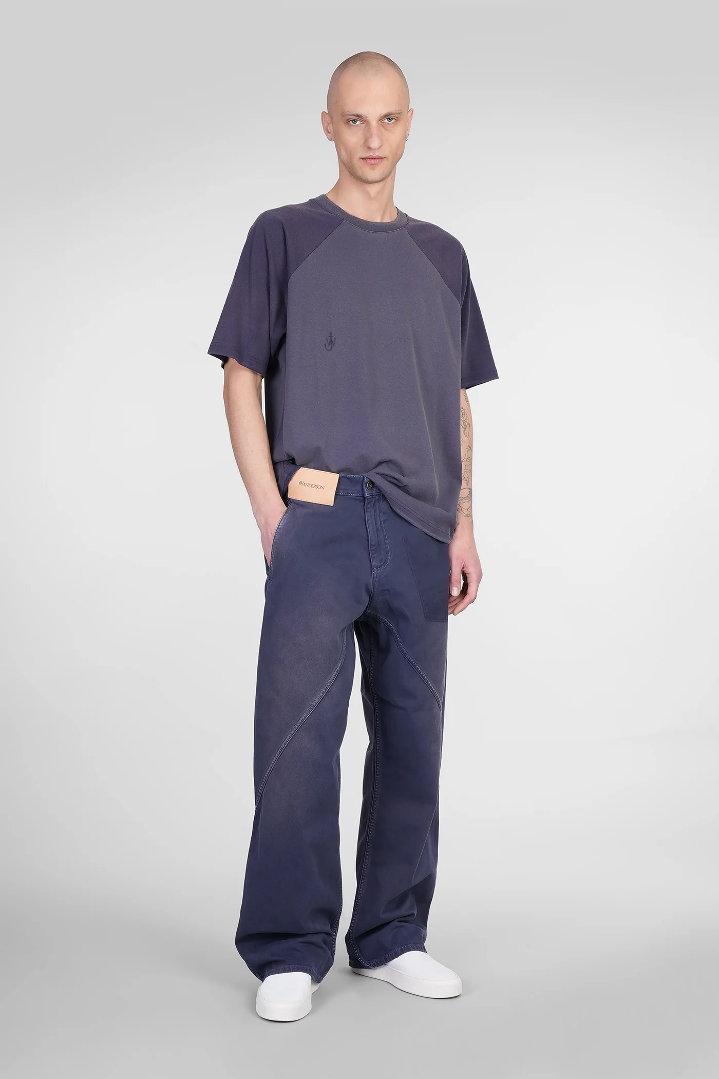 T-Shirt in blue cotton - Image 12
