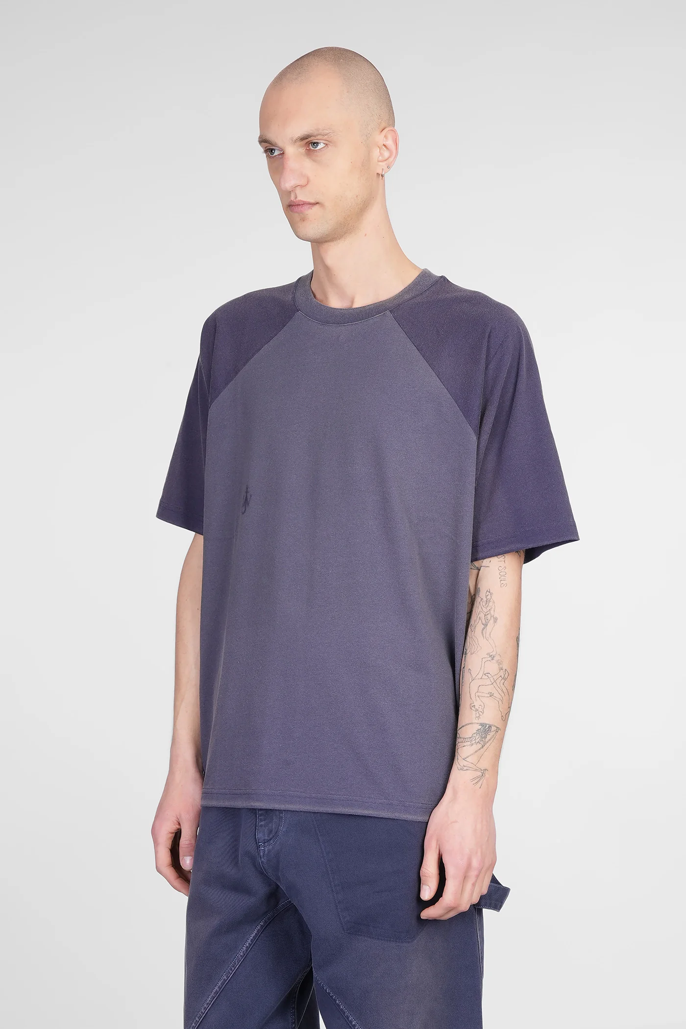 T-Shirt in blue cotton - Image 14