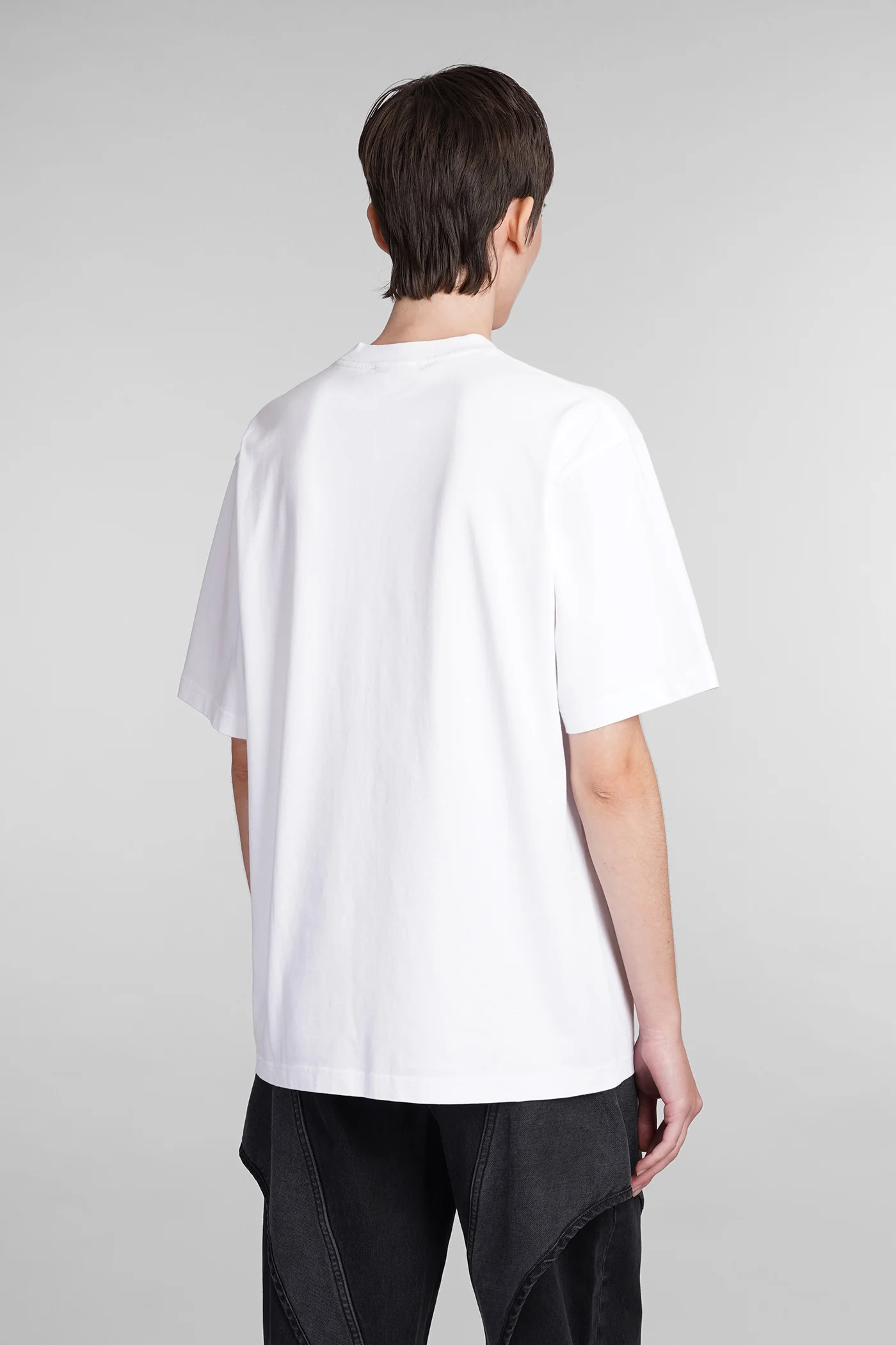 T-Shirt in white cotton - Image 3