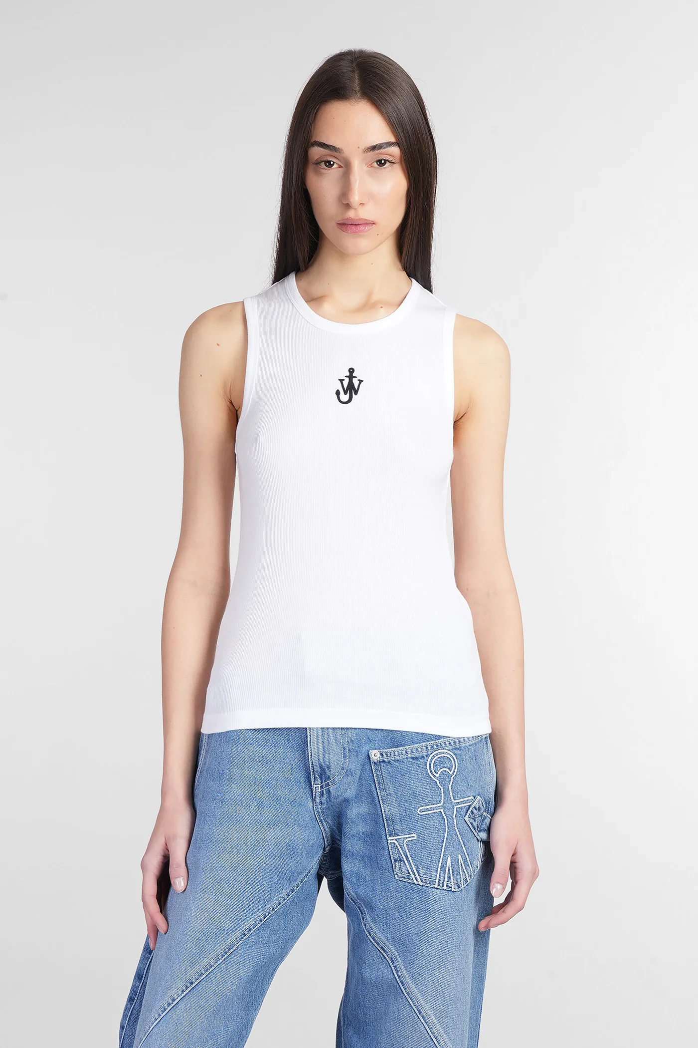 tank Top in white cotton