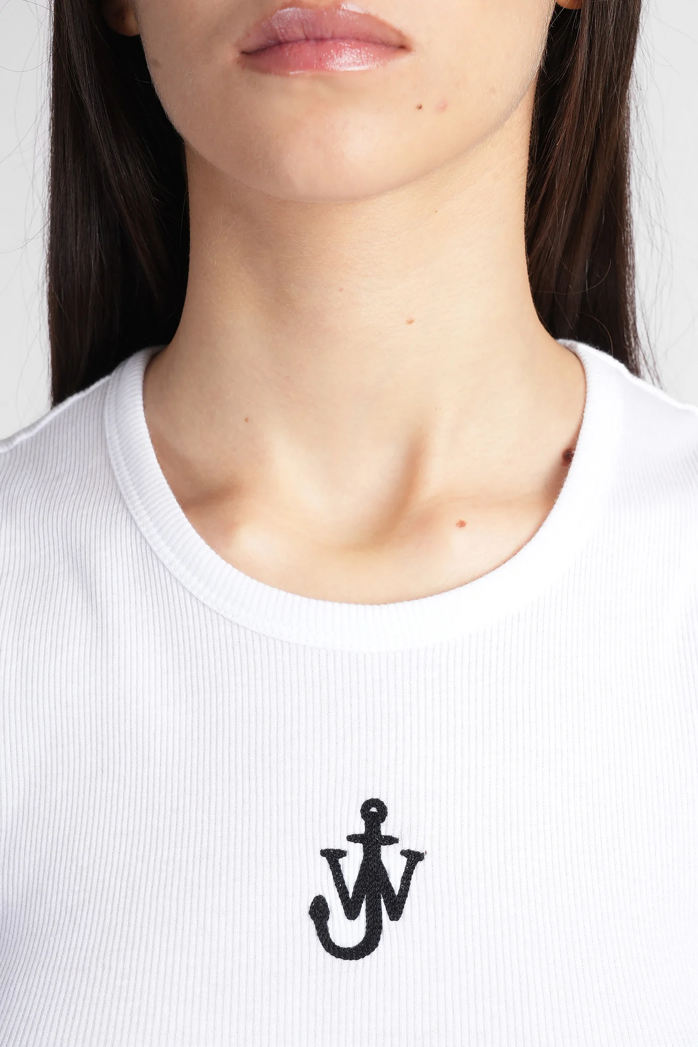 tank Top in white cotton - Image 5