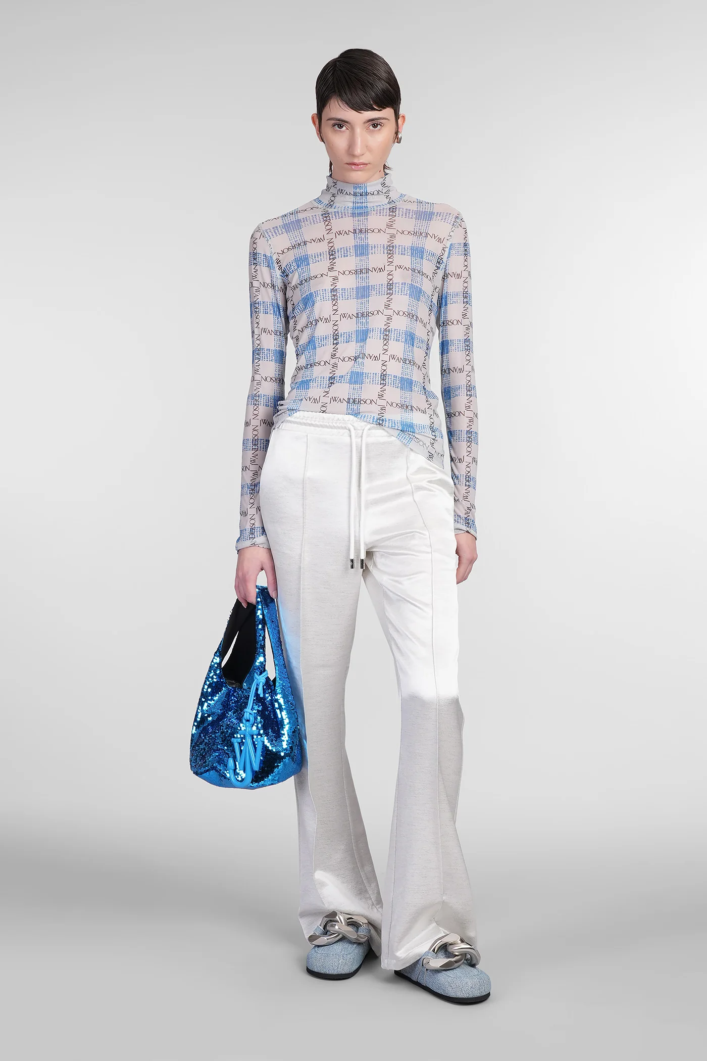 Topwear in white polyester - Image 2