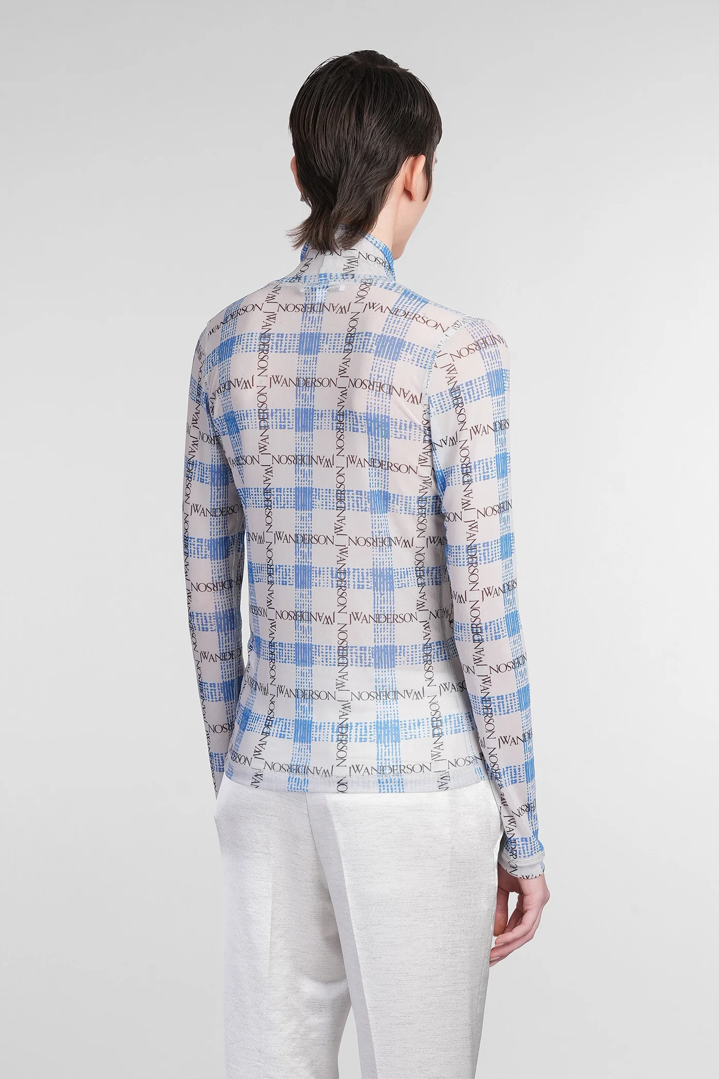 Topwear in white polyester - Image 3