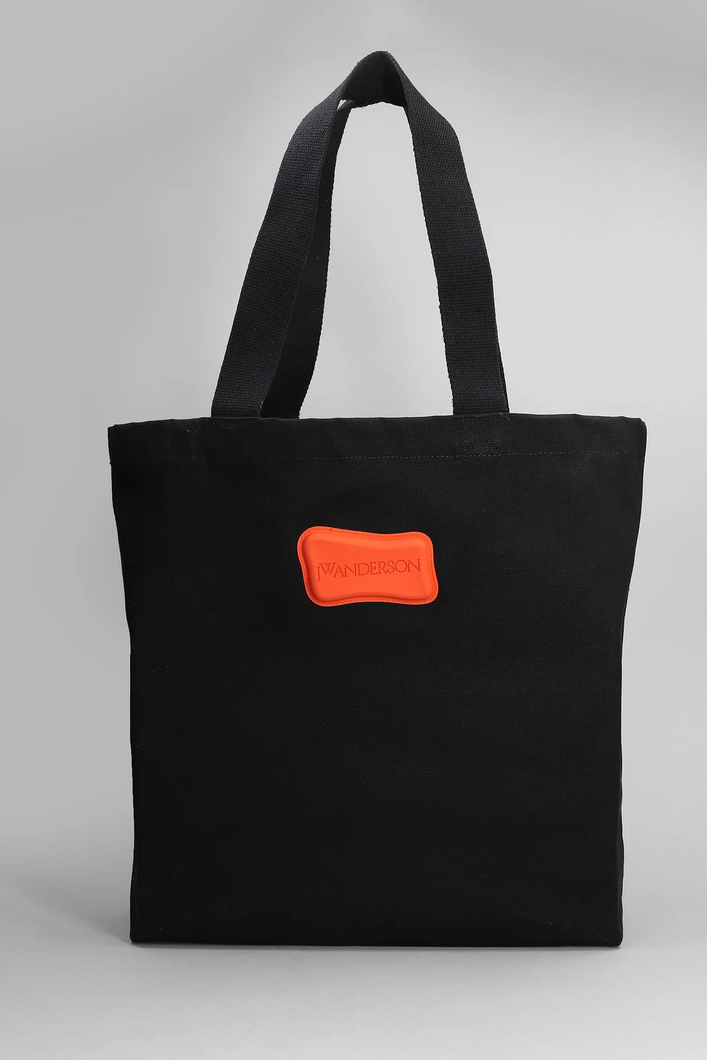 Tote in black cotton - Image 3