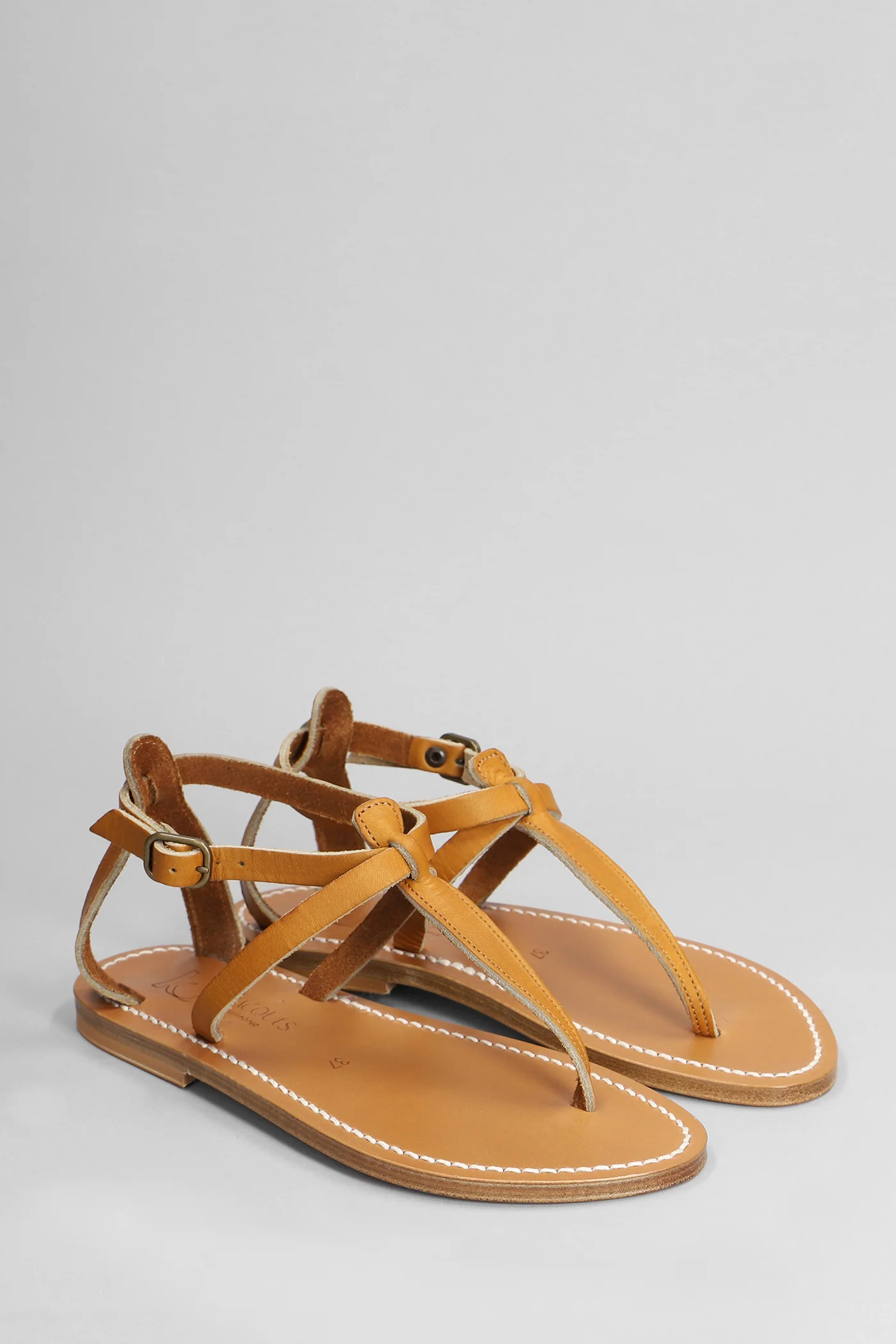 Buffon f Flats in leather color leather - Image 2