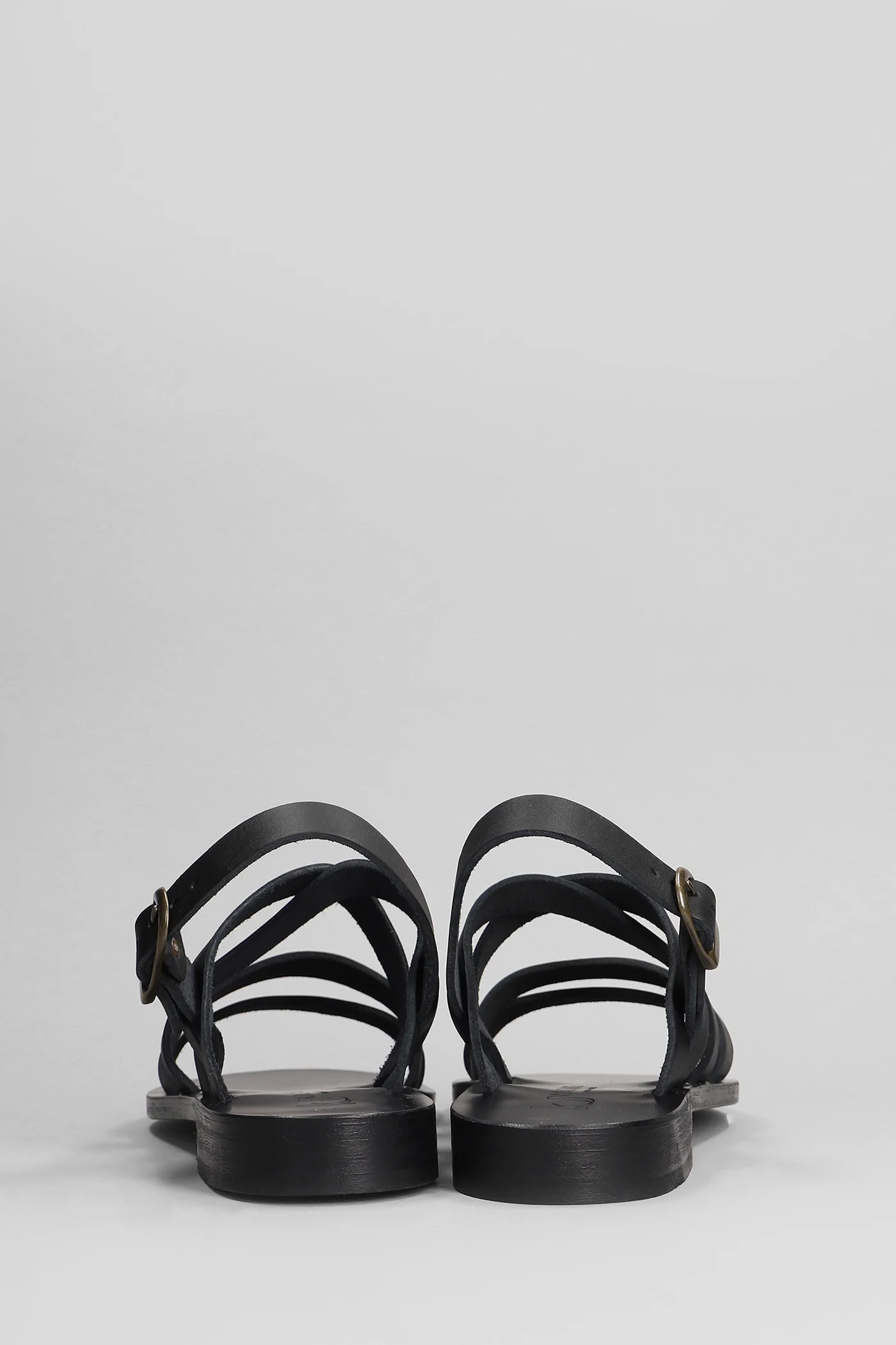 Dikara h Flats in black leather - Image 4