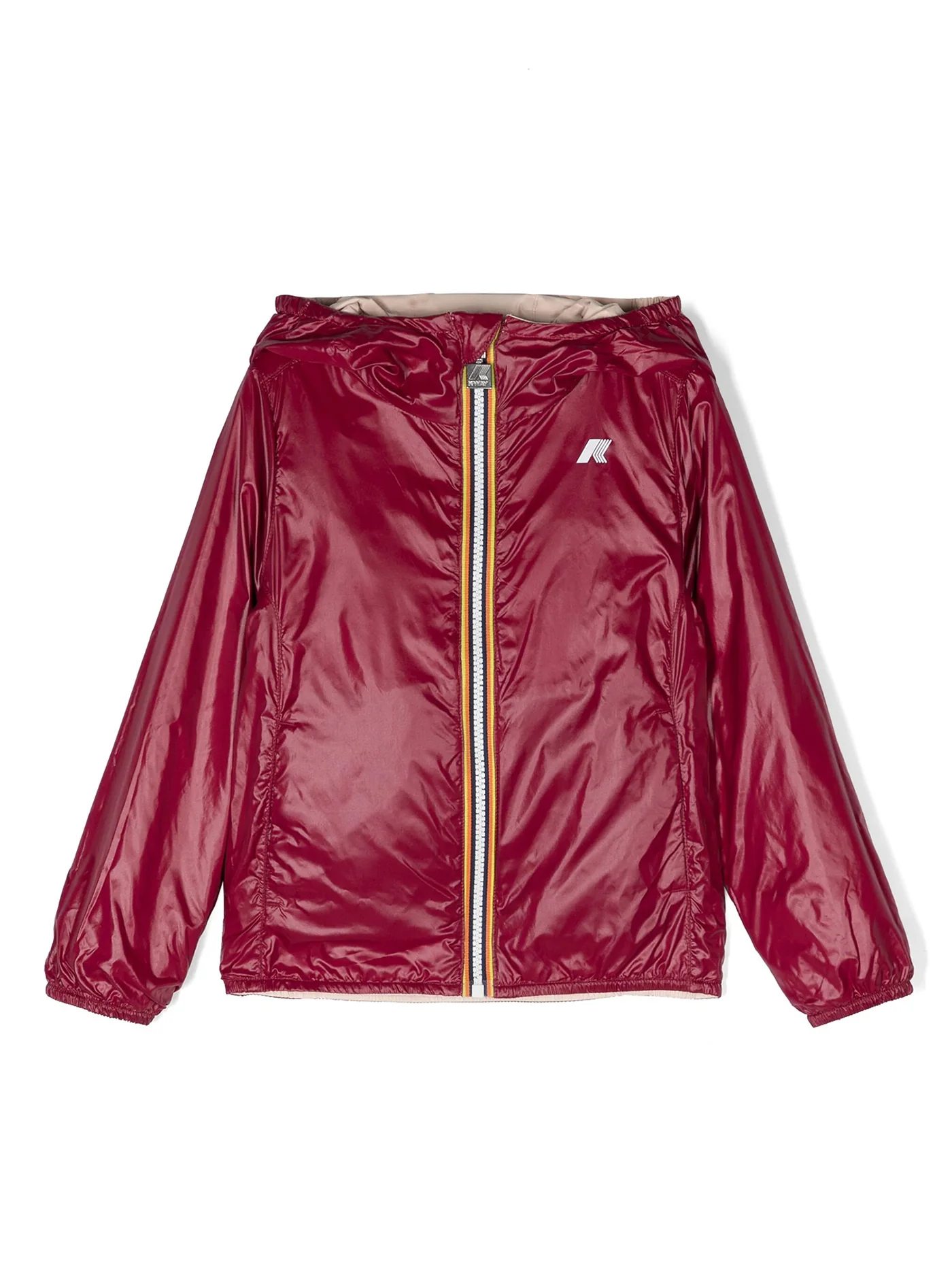 P. lily plus.2 Casual jacket in rose-pink nylon - Image 3