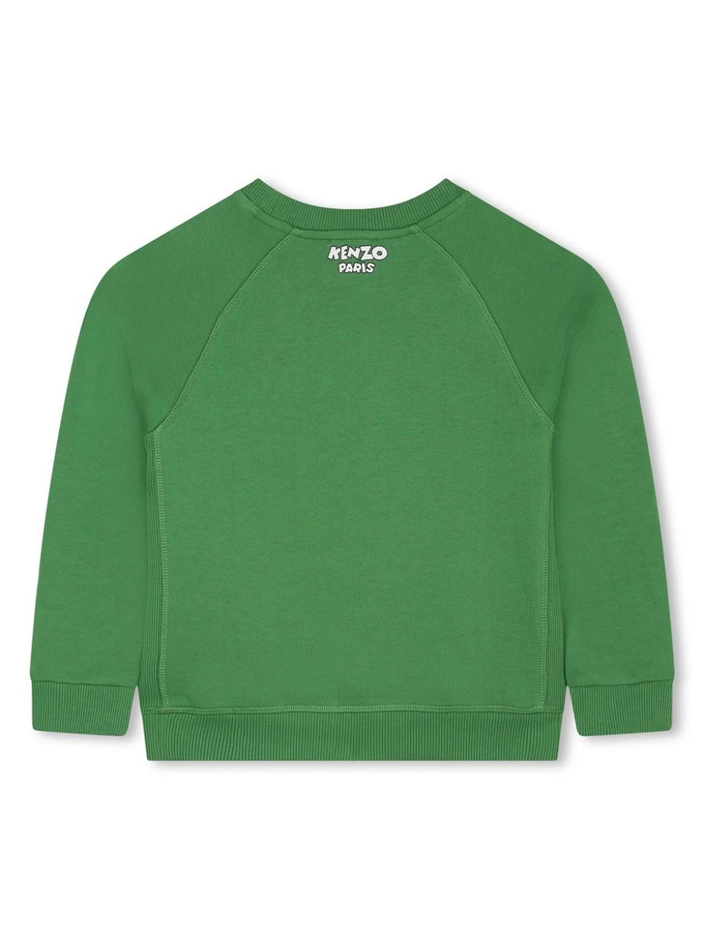 Sweatshirt in green cotton - Image 2