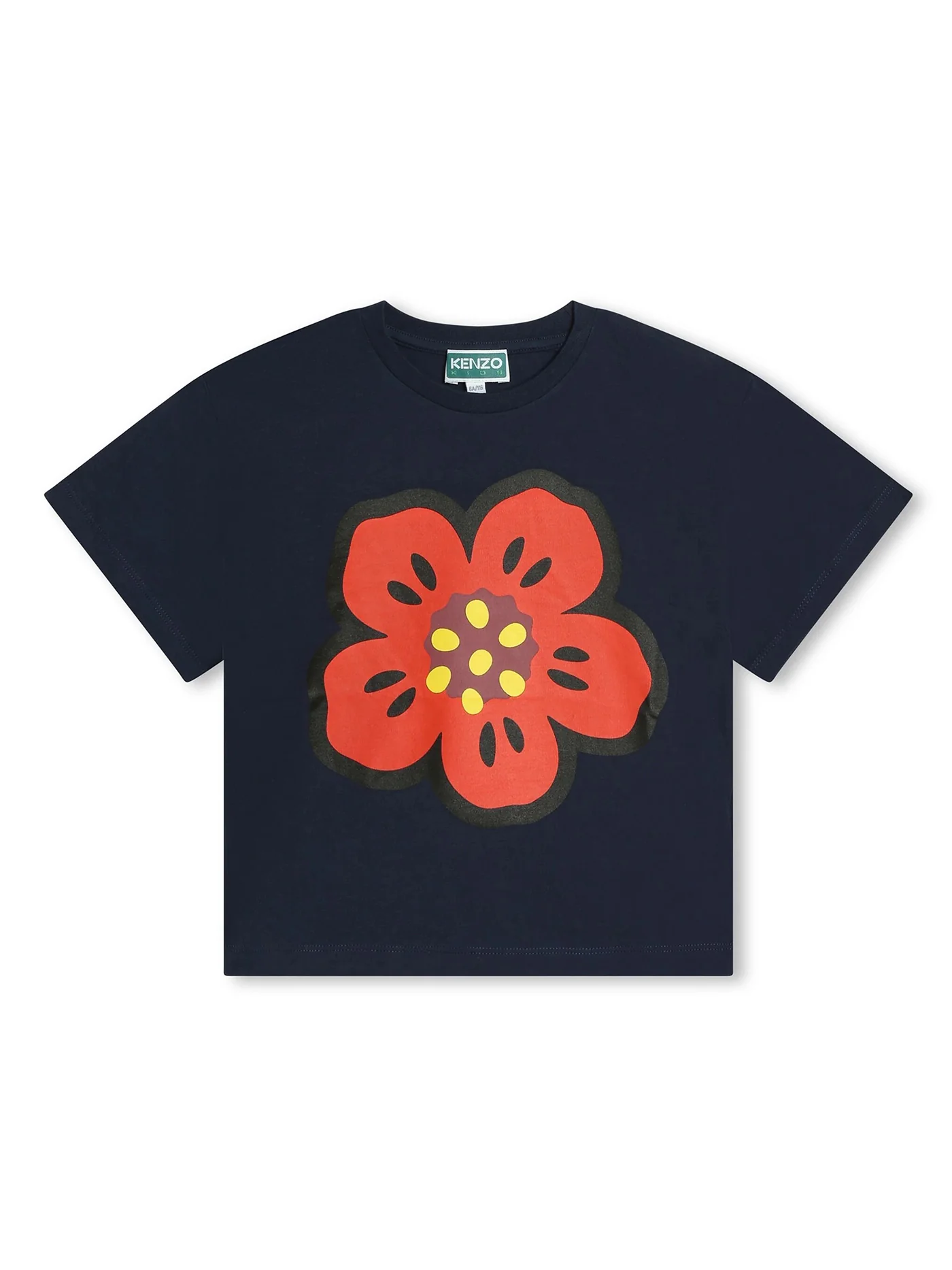 T-Shirt in blue cotton