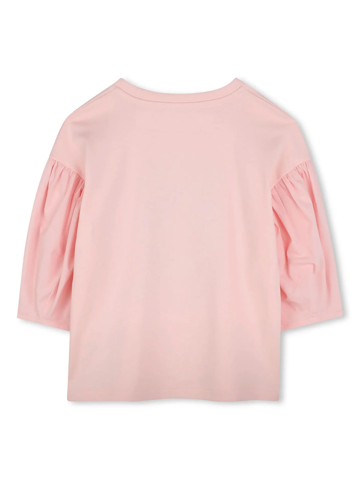T-Shirt in rose-pink cotton - Image 2