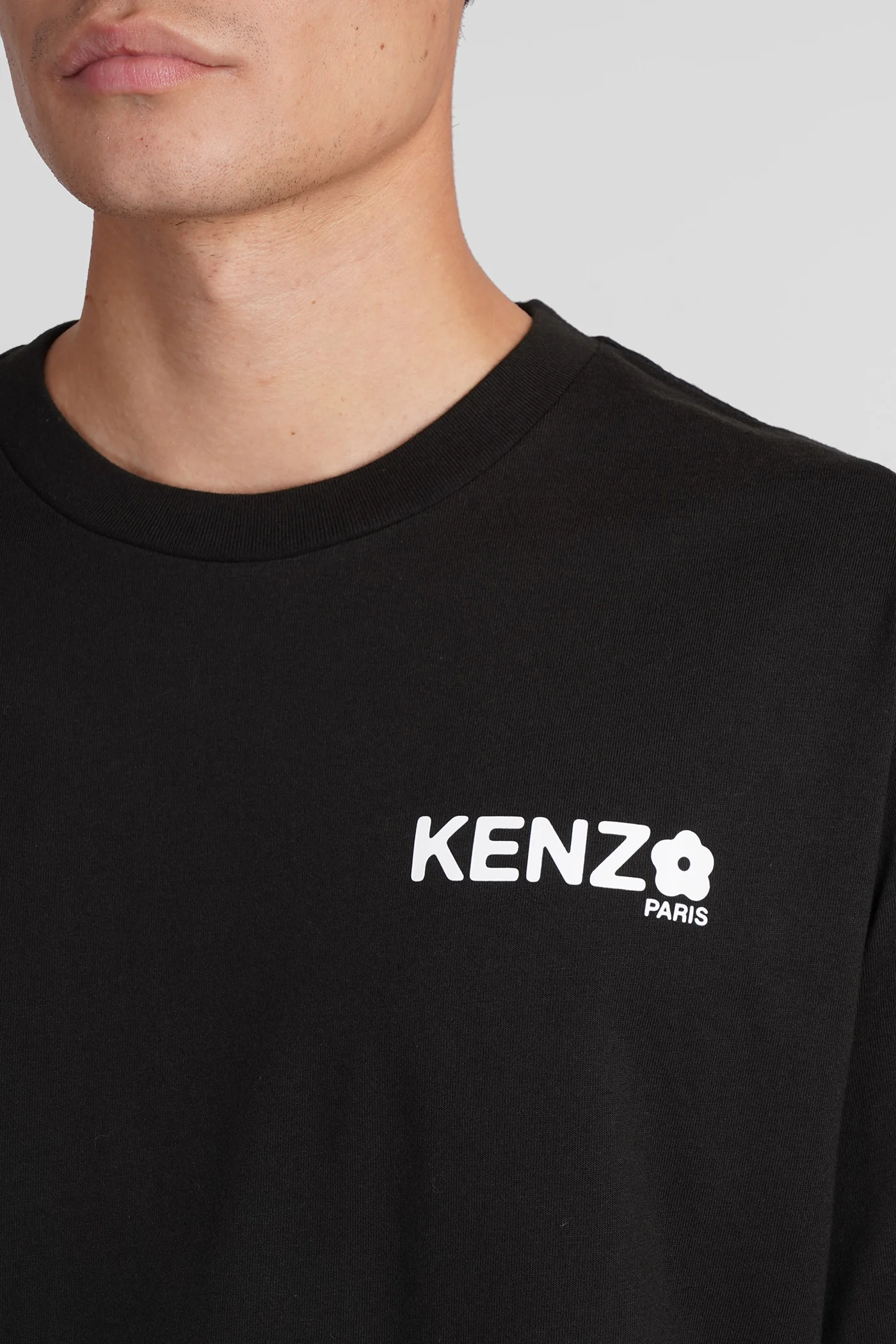 T-Shirt in black cotton - Image 5
