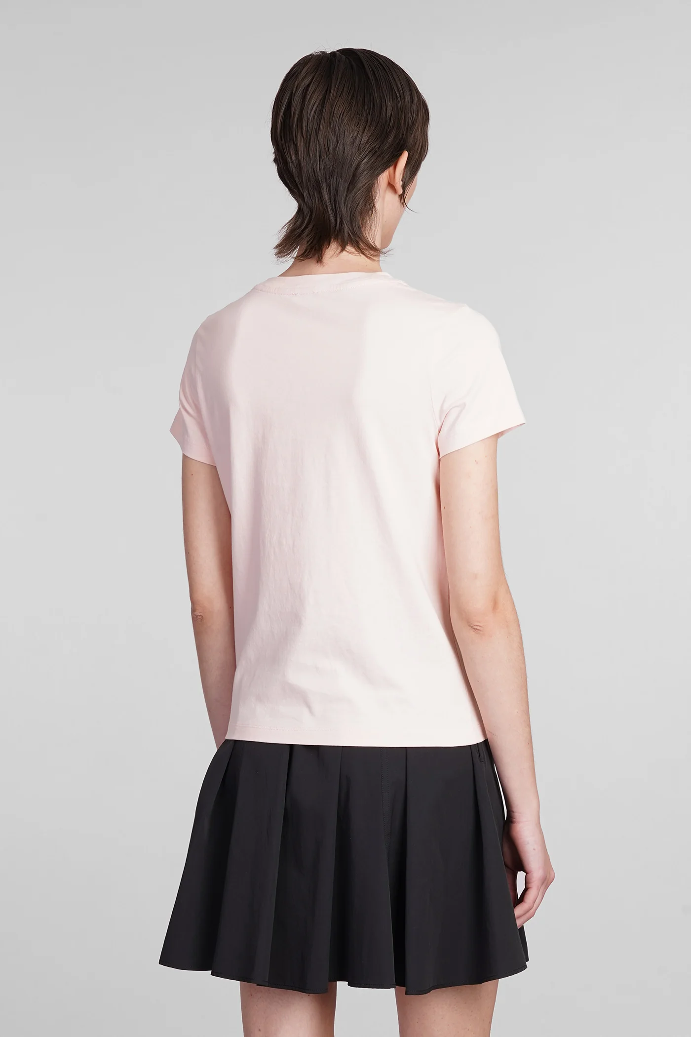 T-Shirt in rose-pink cotton - Image 3