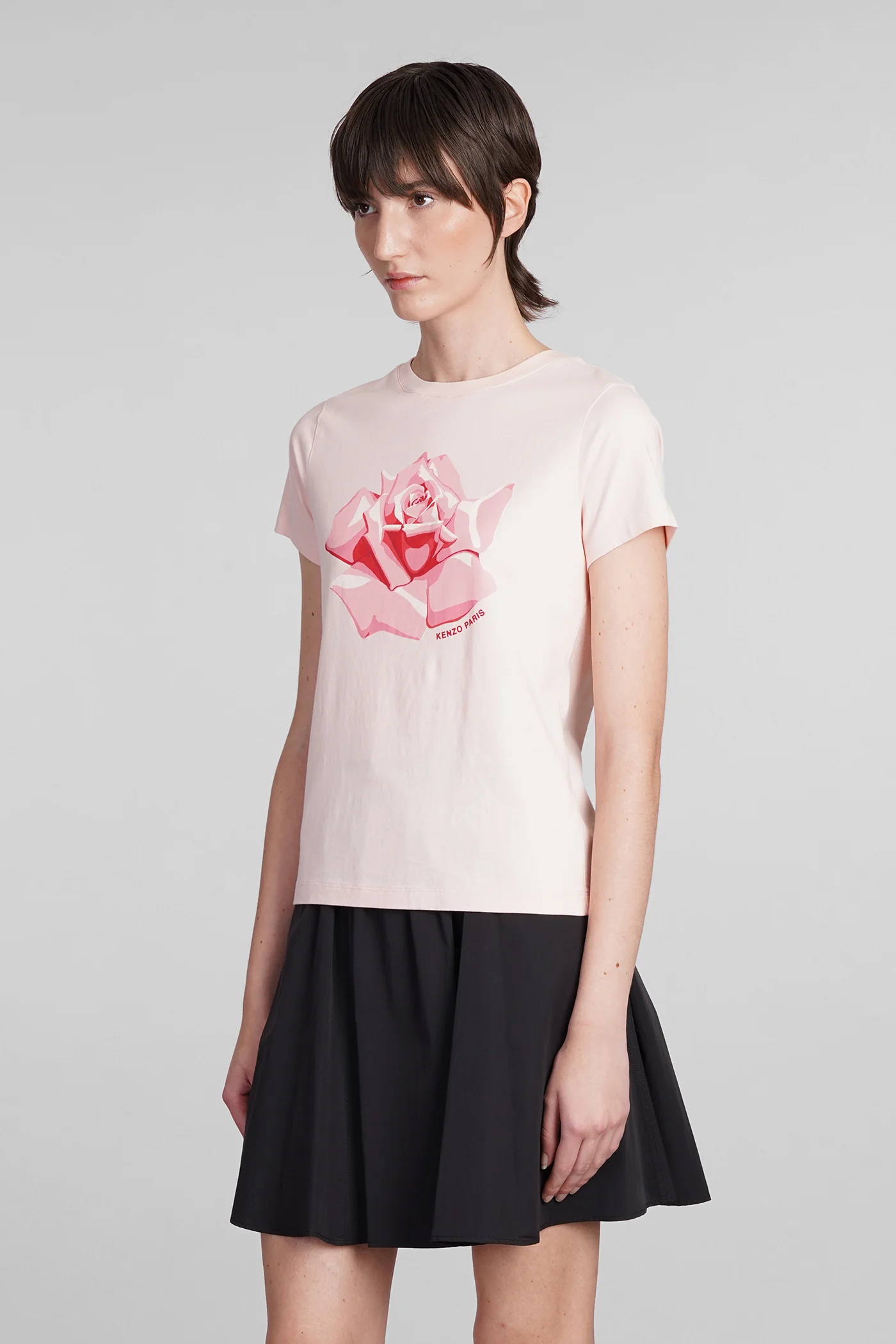 T-Shirt in rose-pink cotton - Image 4