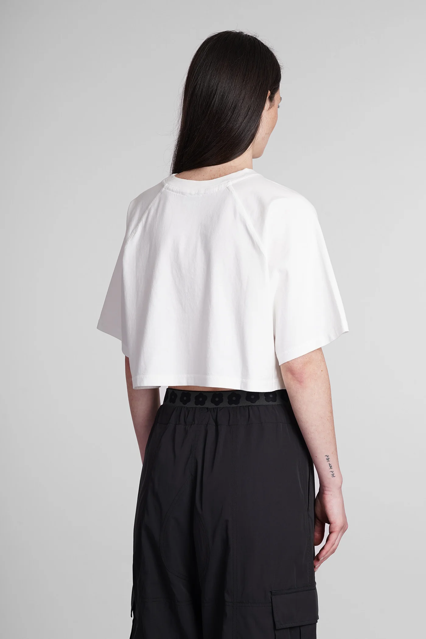 T-Shirt in white cotton - Image 3