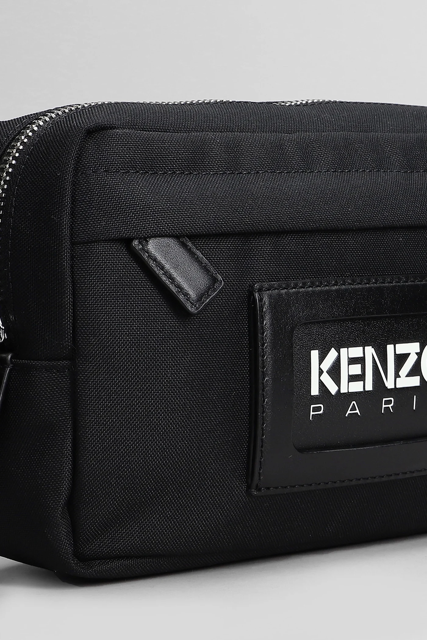 Waist Bag in black polyester - Image 4
