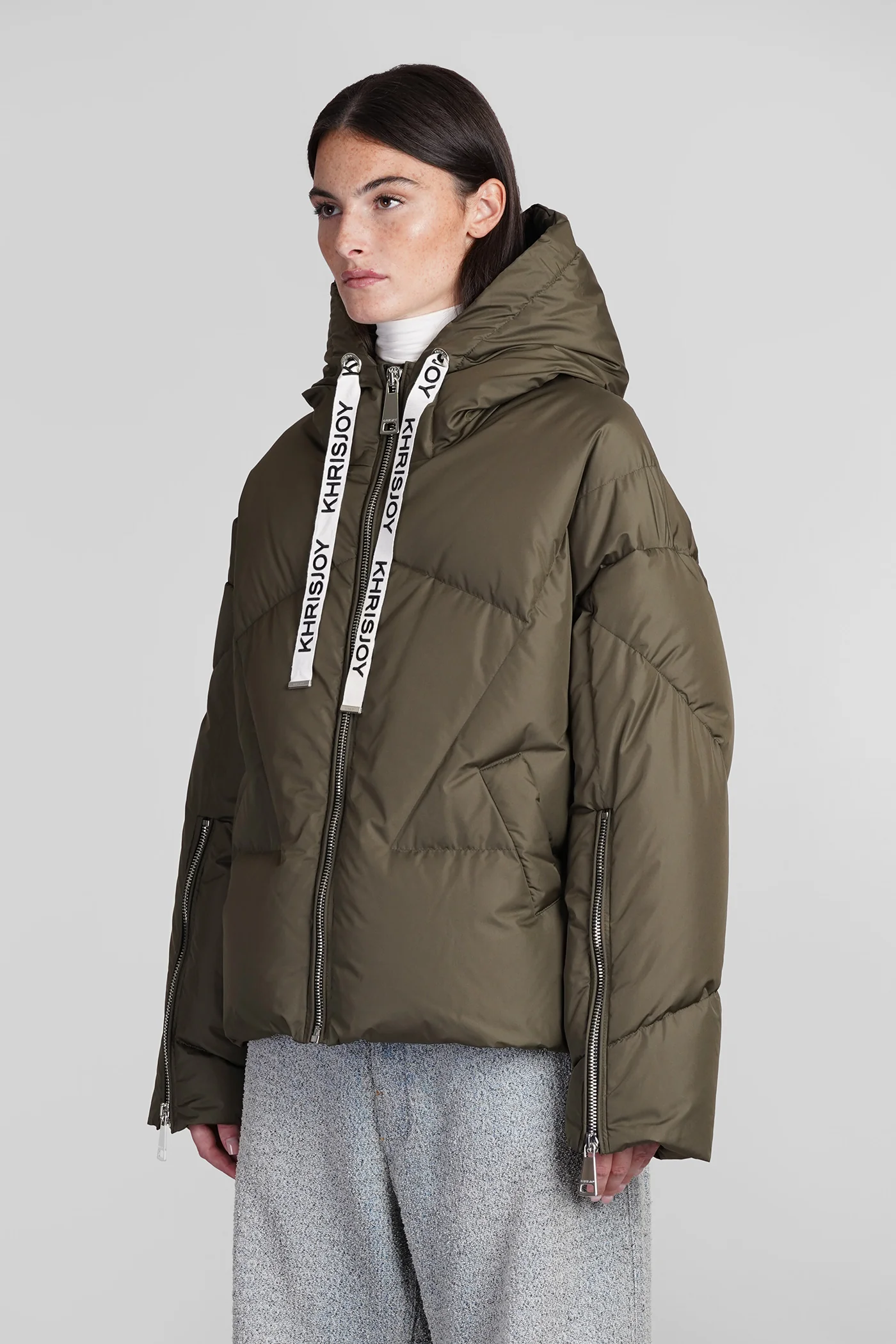puffer in beige polyester - Image 4
