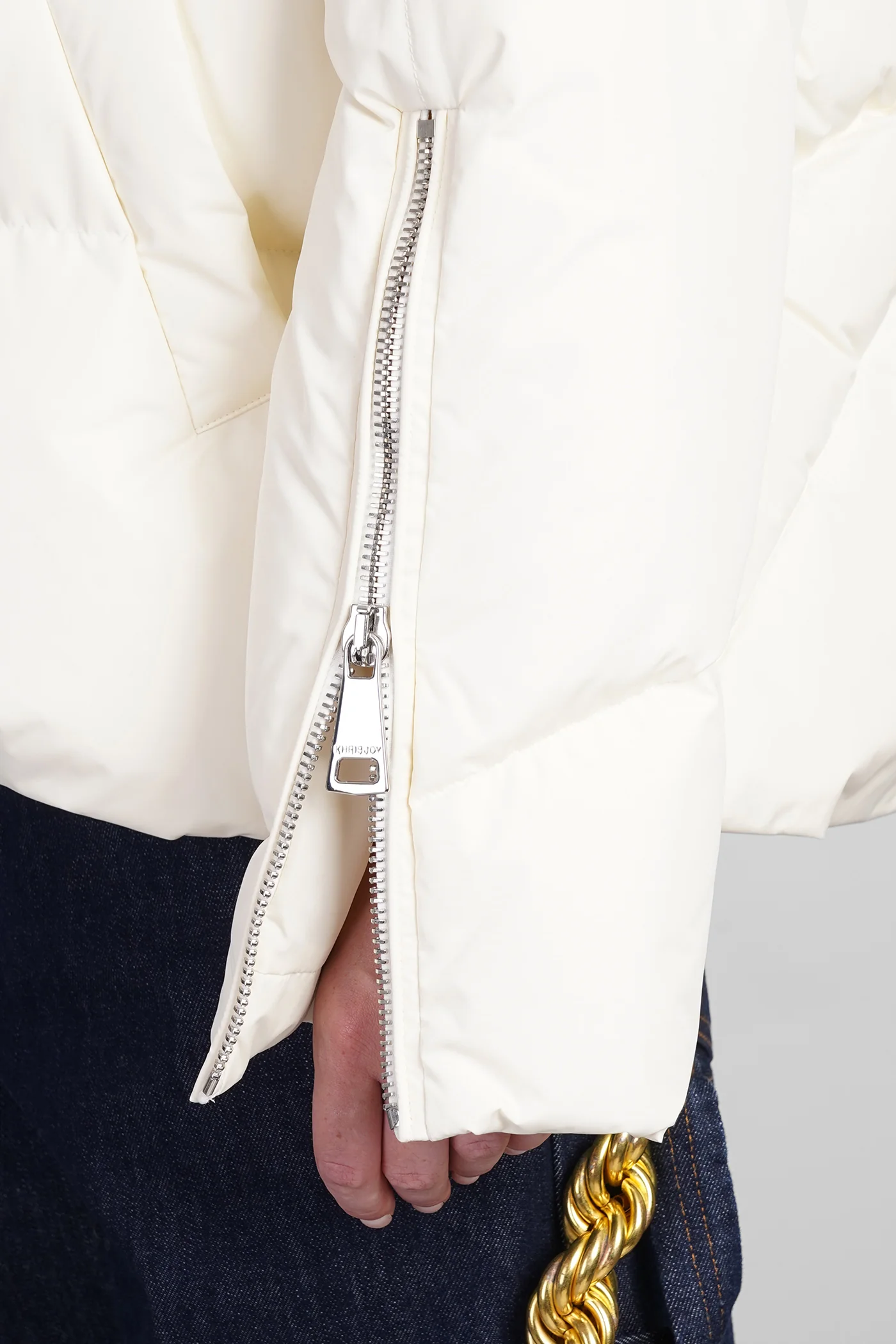 puffer in beige polyester - Image 5