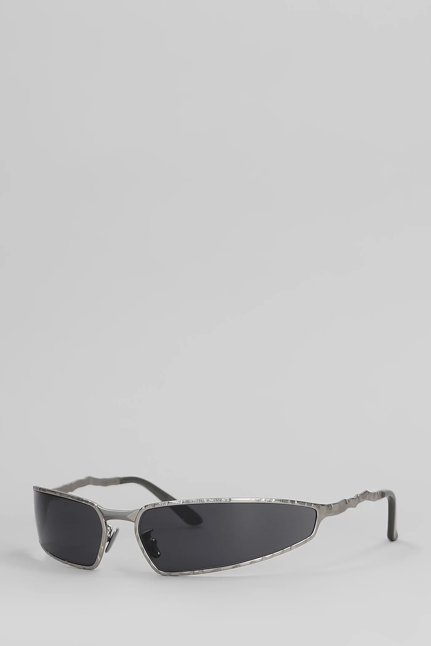 H34 Sunglasses in silver metal alloy - Image 2