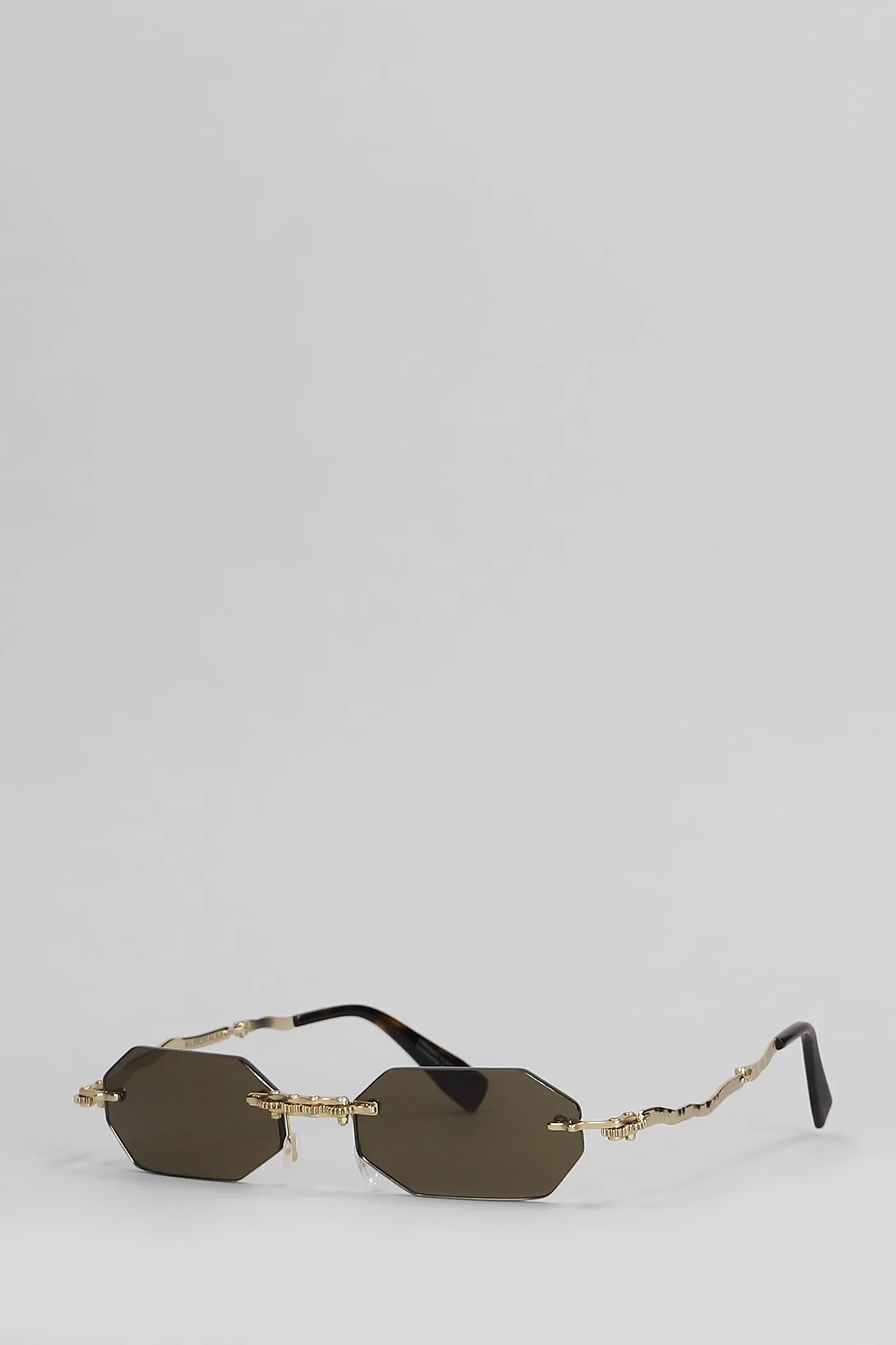 H46 Sunglasses in gold metal alloy - Image 2