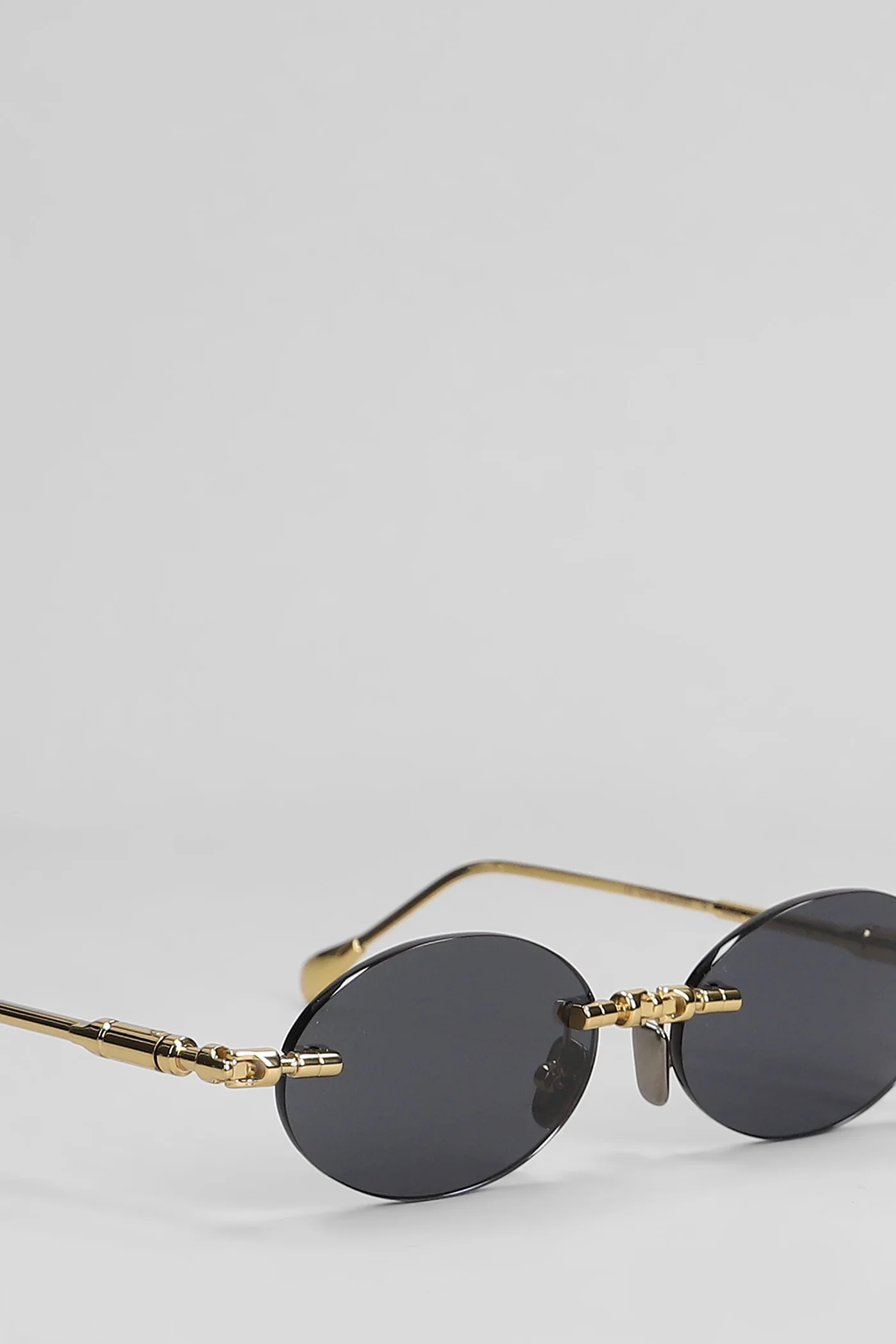 H62 Sunglasses in grey metal alloy - Image 4