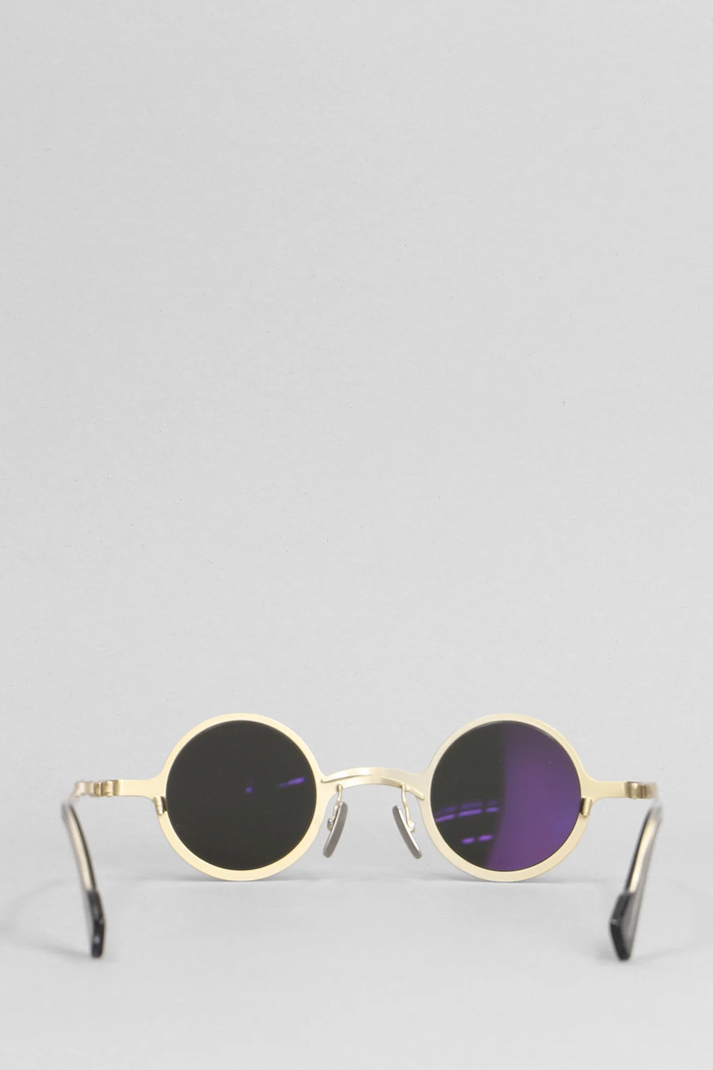 Z17 Sunglasses in gold metal alloy - Image 3