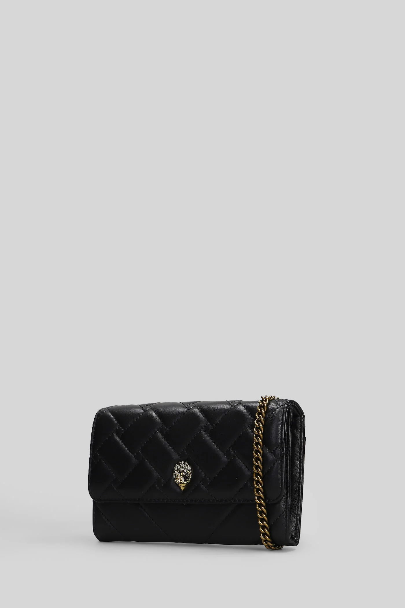 Kensington Chain Shoulder bag in black leather - Image 2