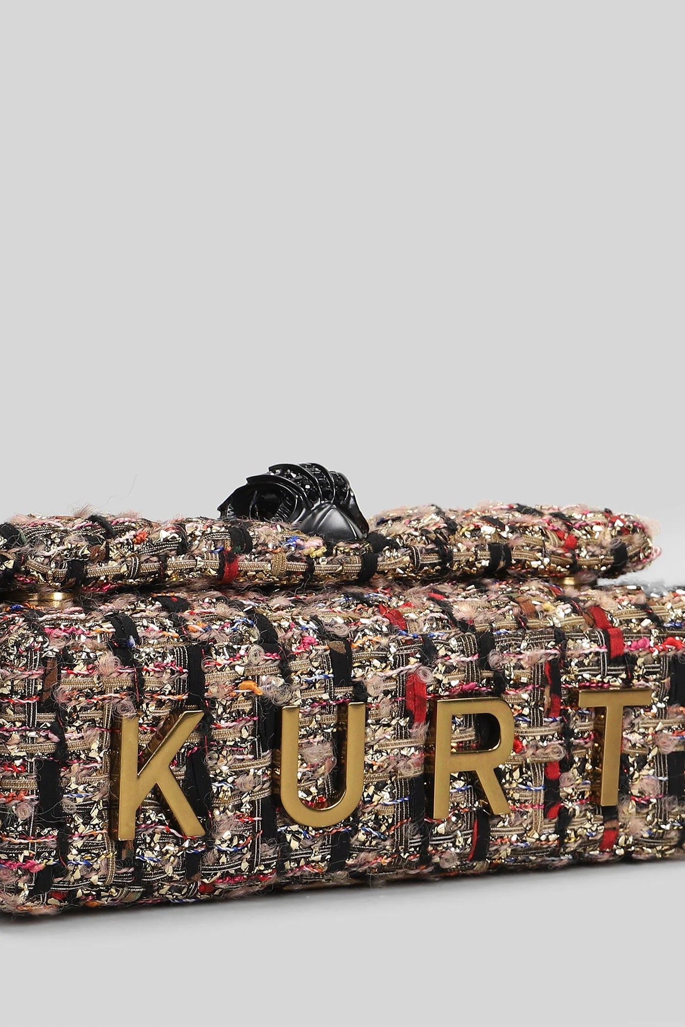 Mini Kensington Kurt Shoulder bag in gold leather - Image 4