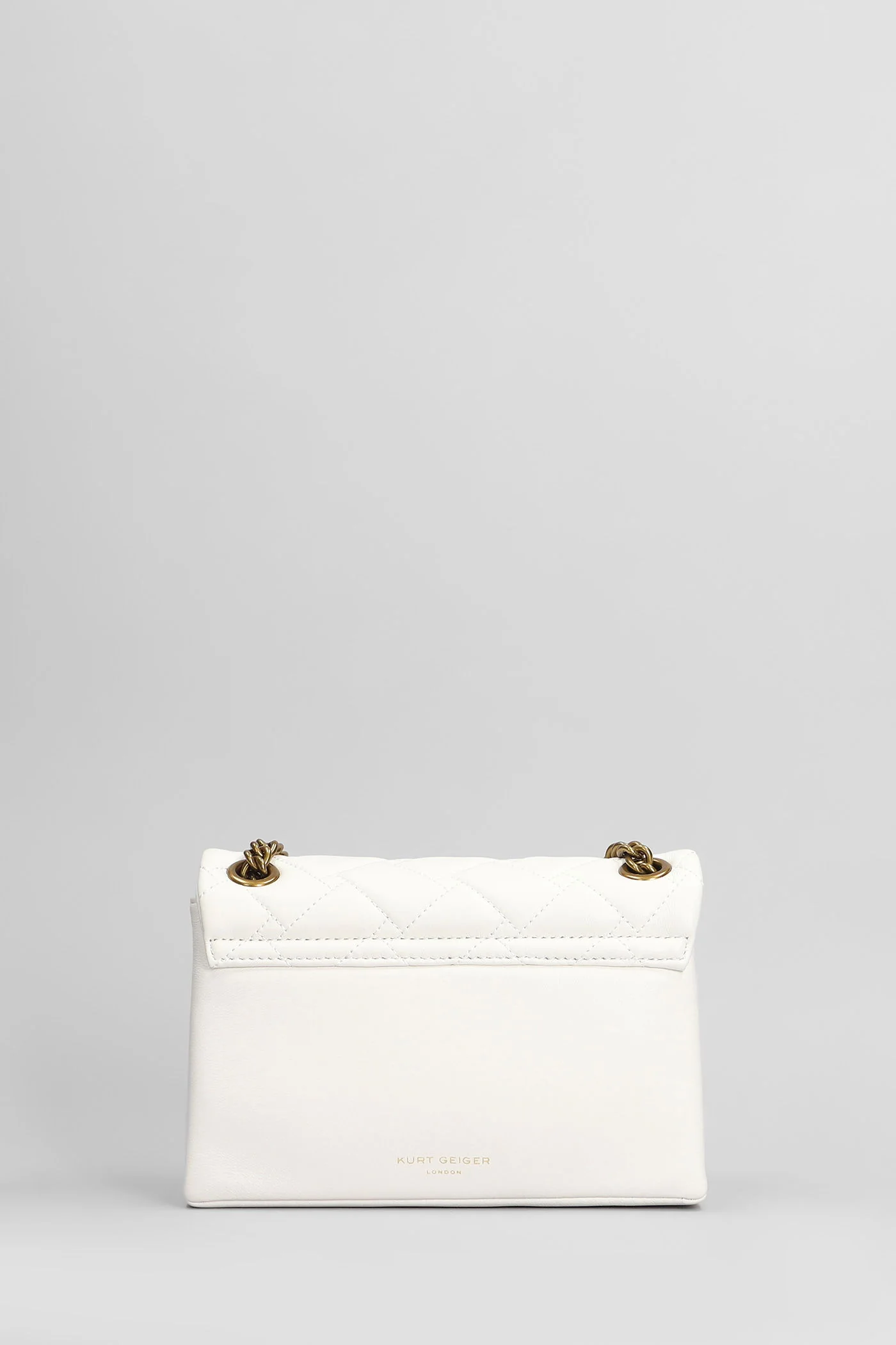 Mini Kensington Shoulder bag in white leather - Image 3