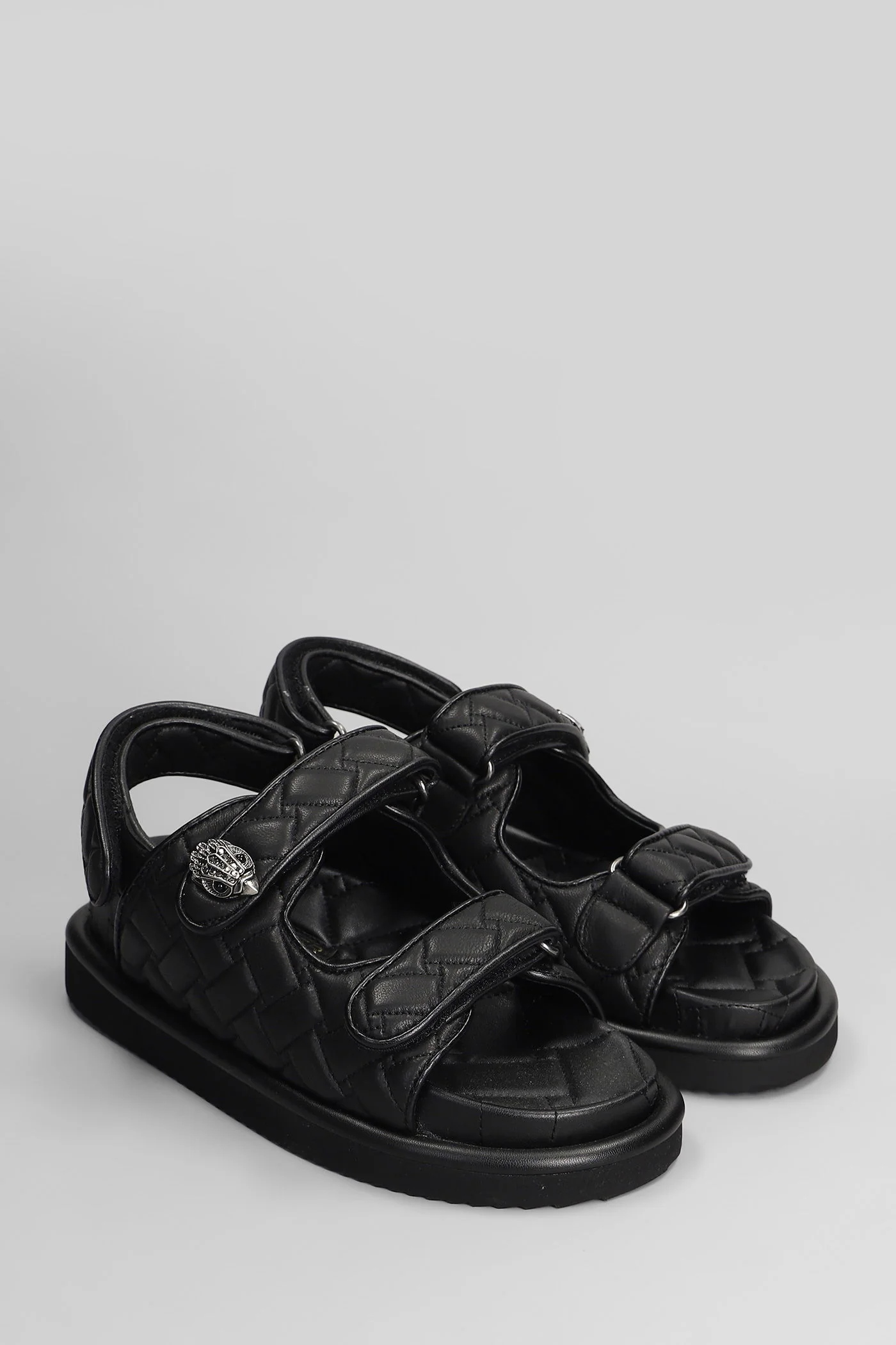 Orson Flats in black leather - Image 2