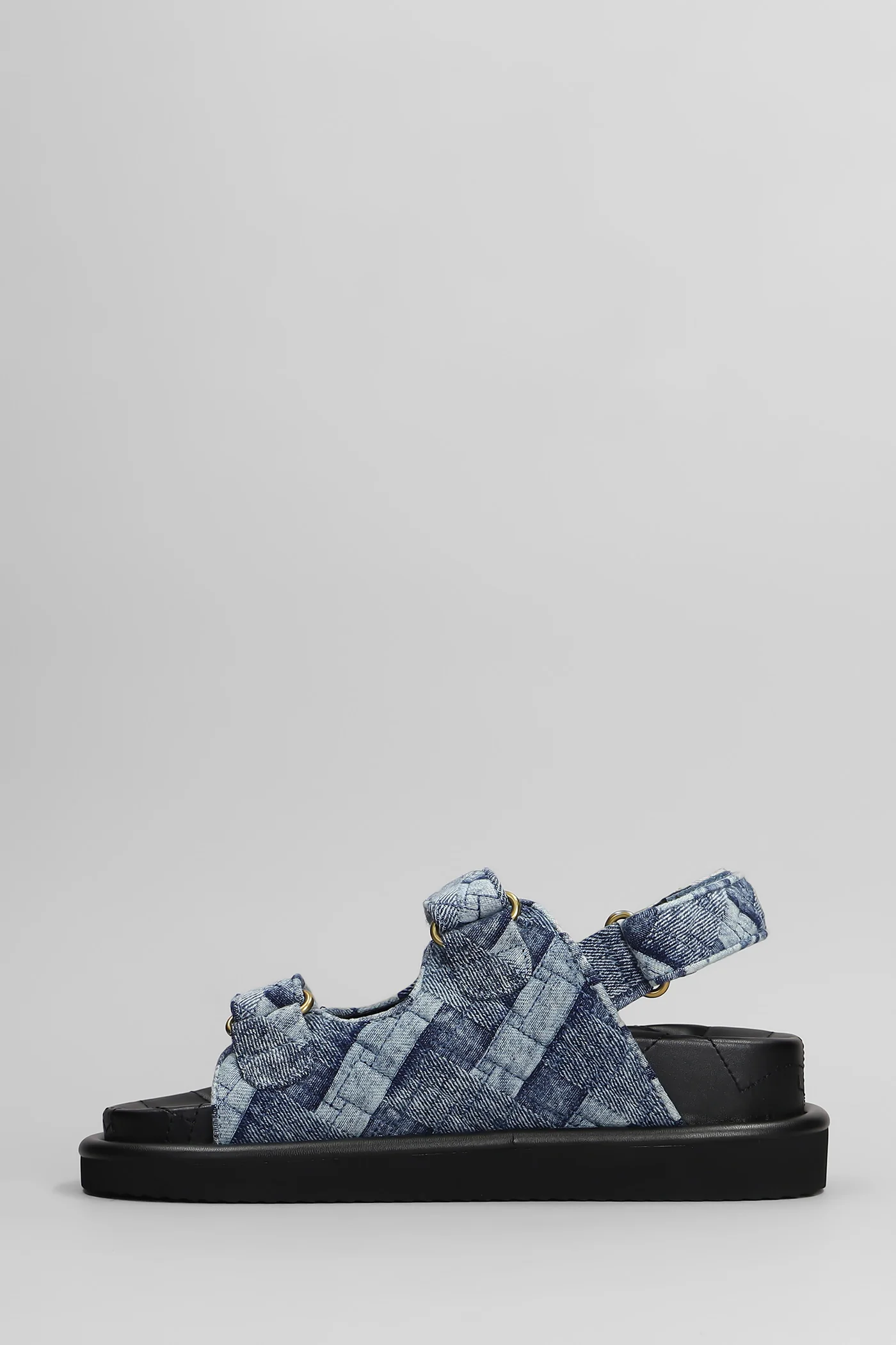 Orson Flats in cyan denim - Image 3