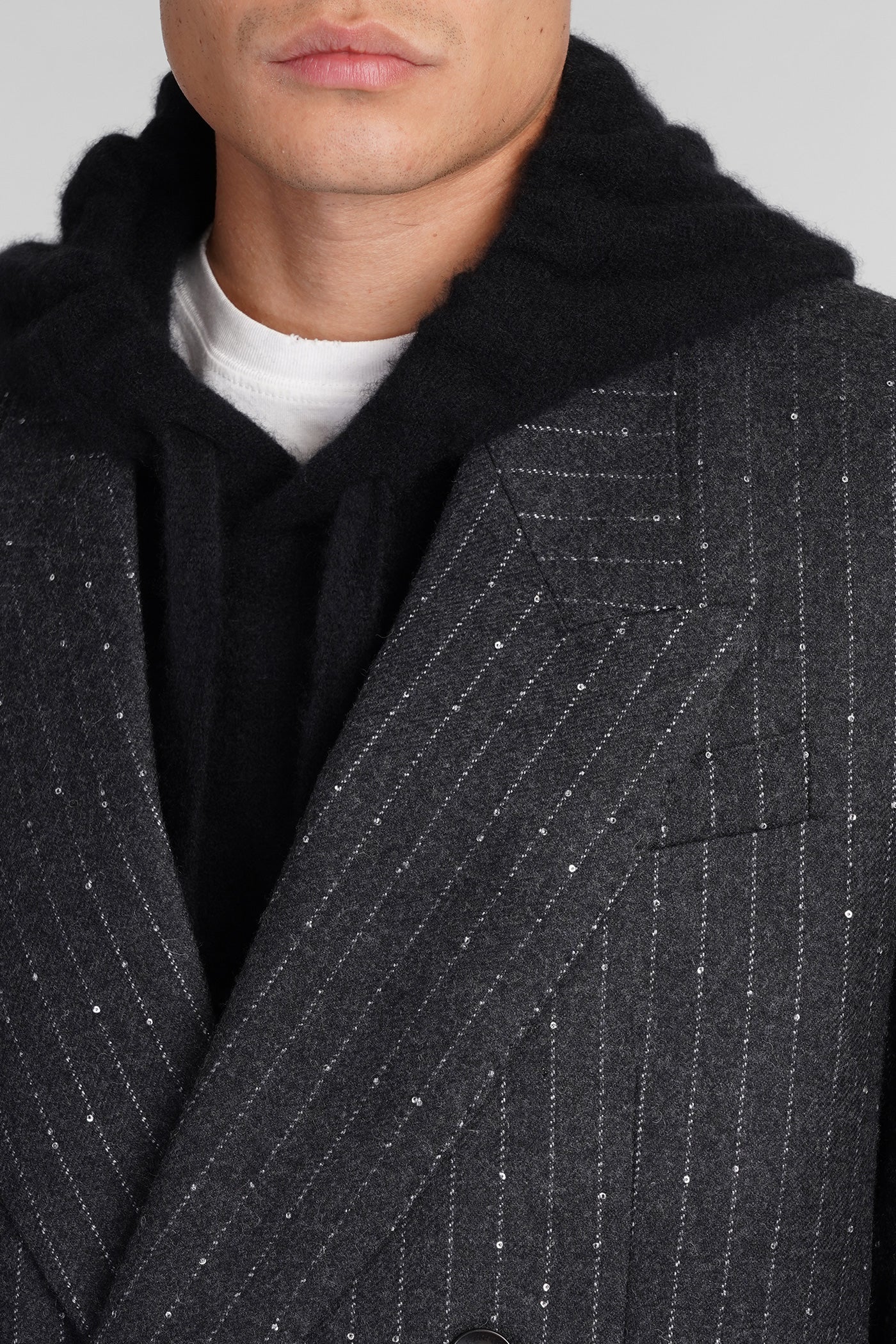 Blazer in grey wool - Image 5