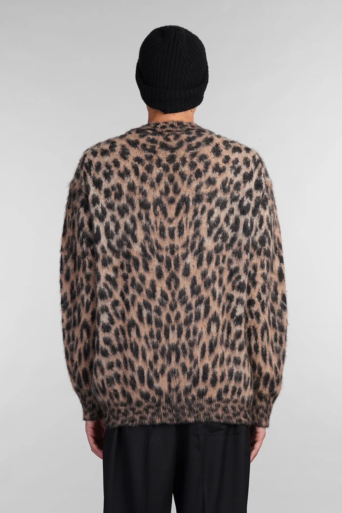 Cardigan in brown polyamide - Image 3