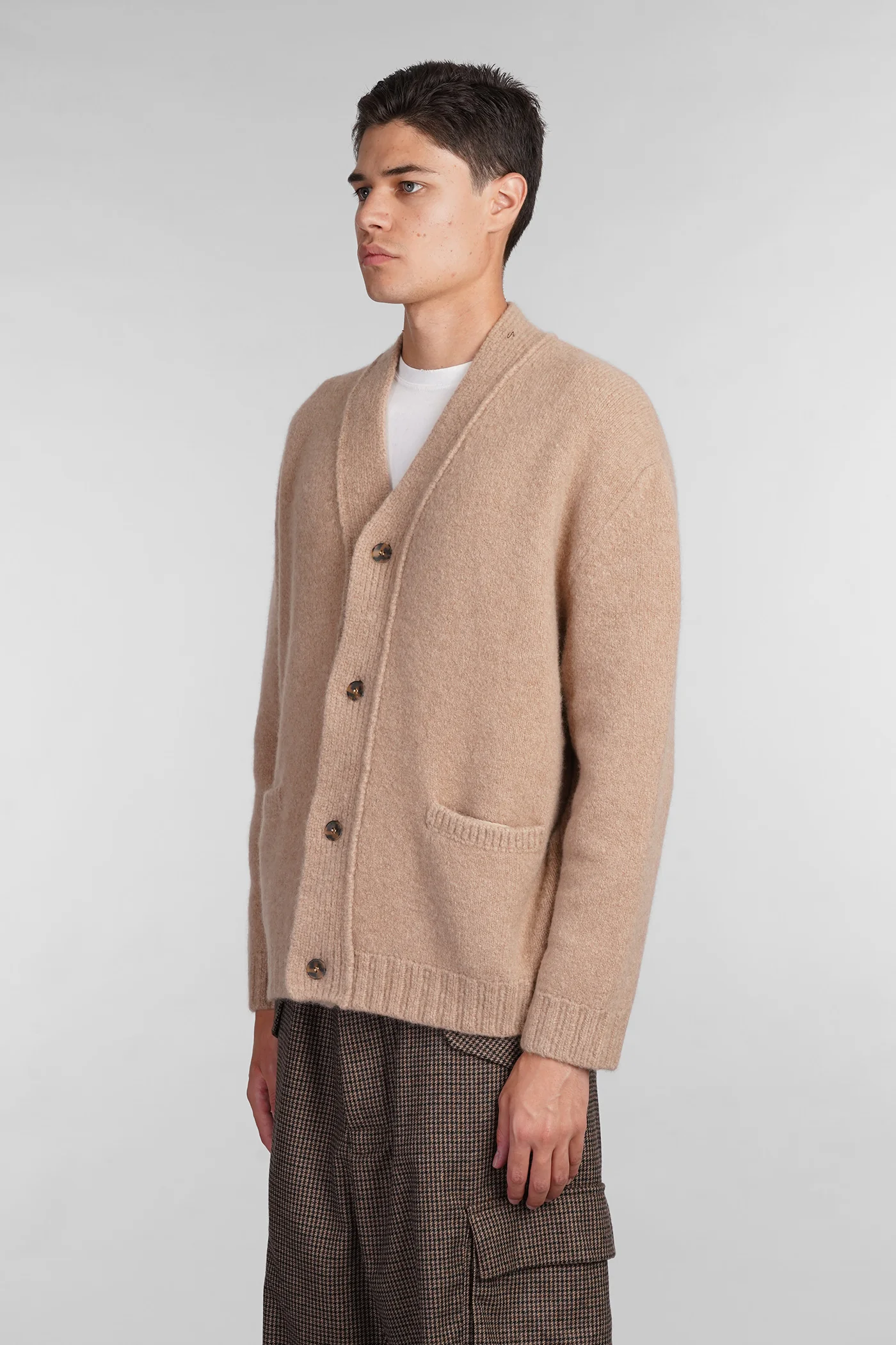 Cardigan in Camel wool - Image 4