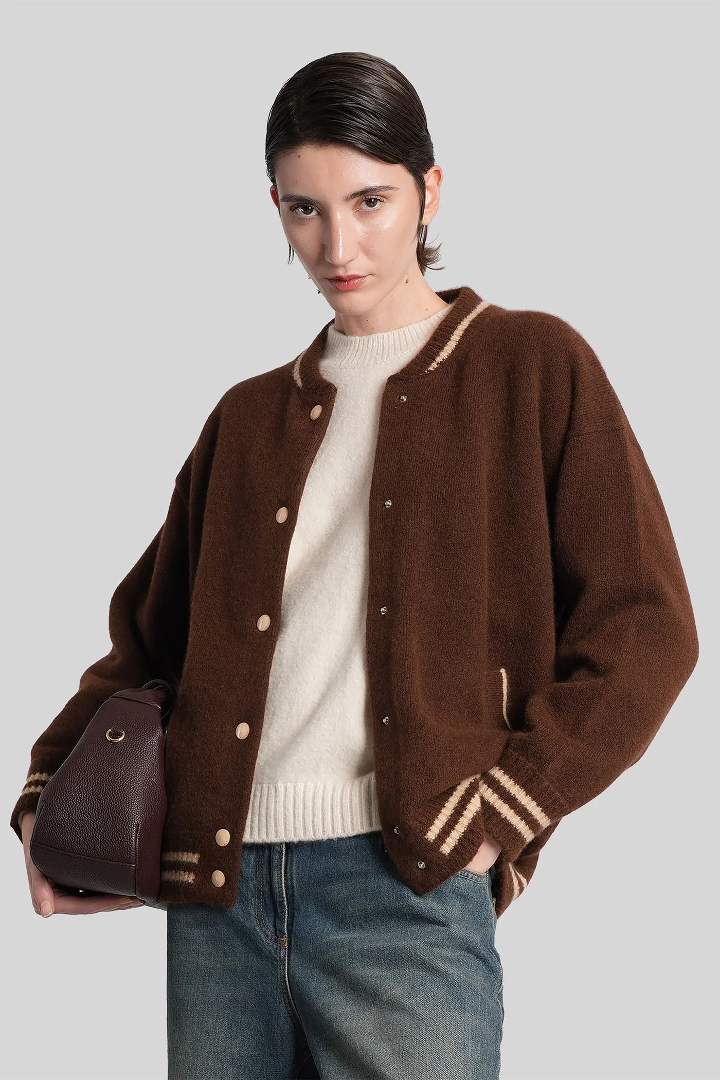 Knitwear in beige cashmere - Image 2