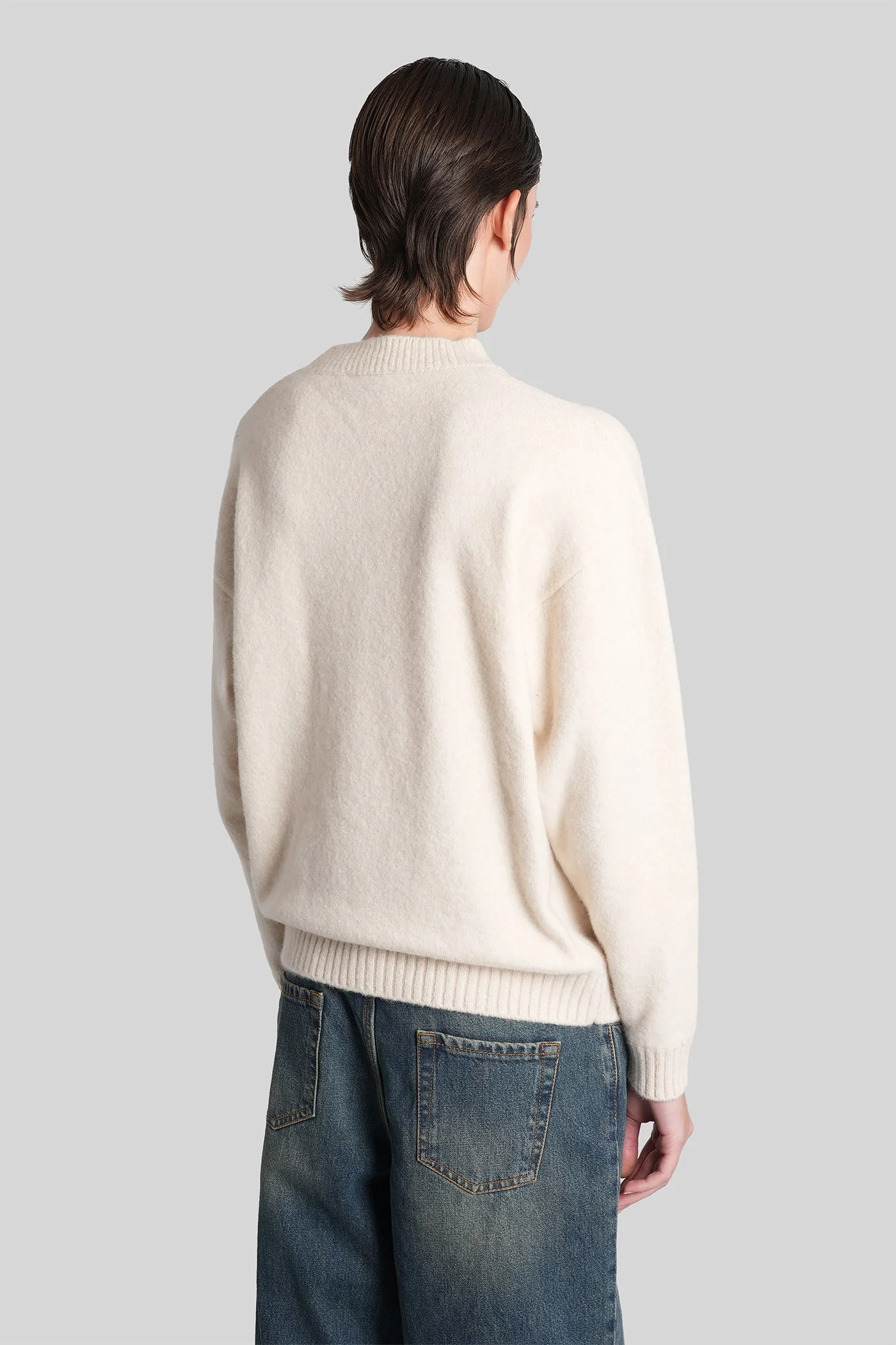Knitwear in beige cashmere - Image 3